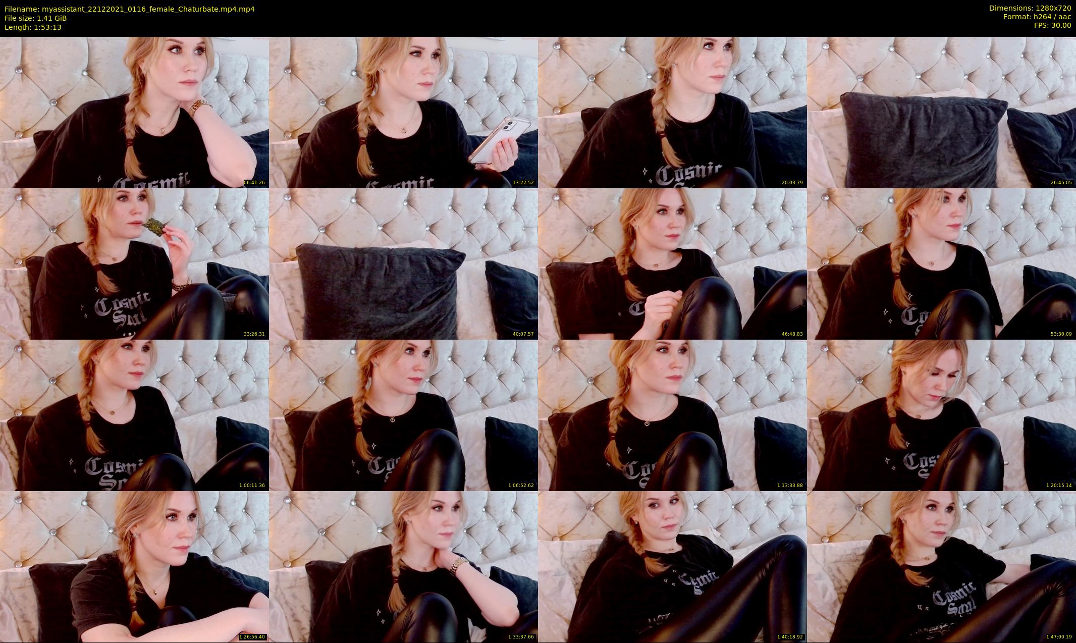 myassistant — 114 minute Chaturbate female cam show recording, 720p, Dec 22, 2021