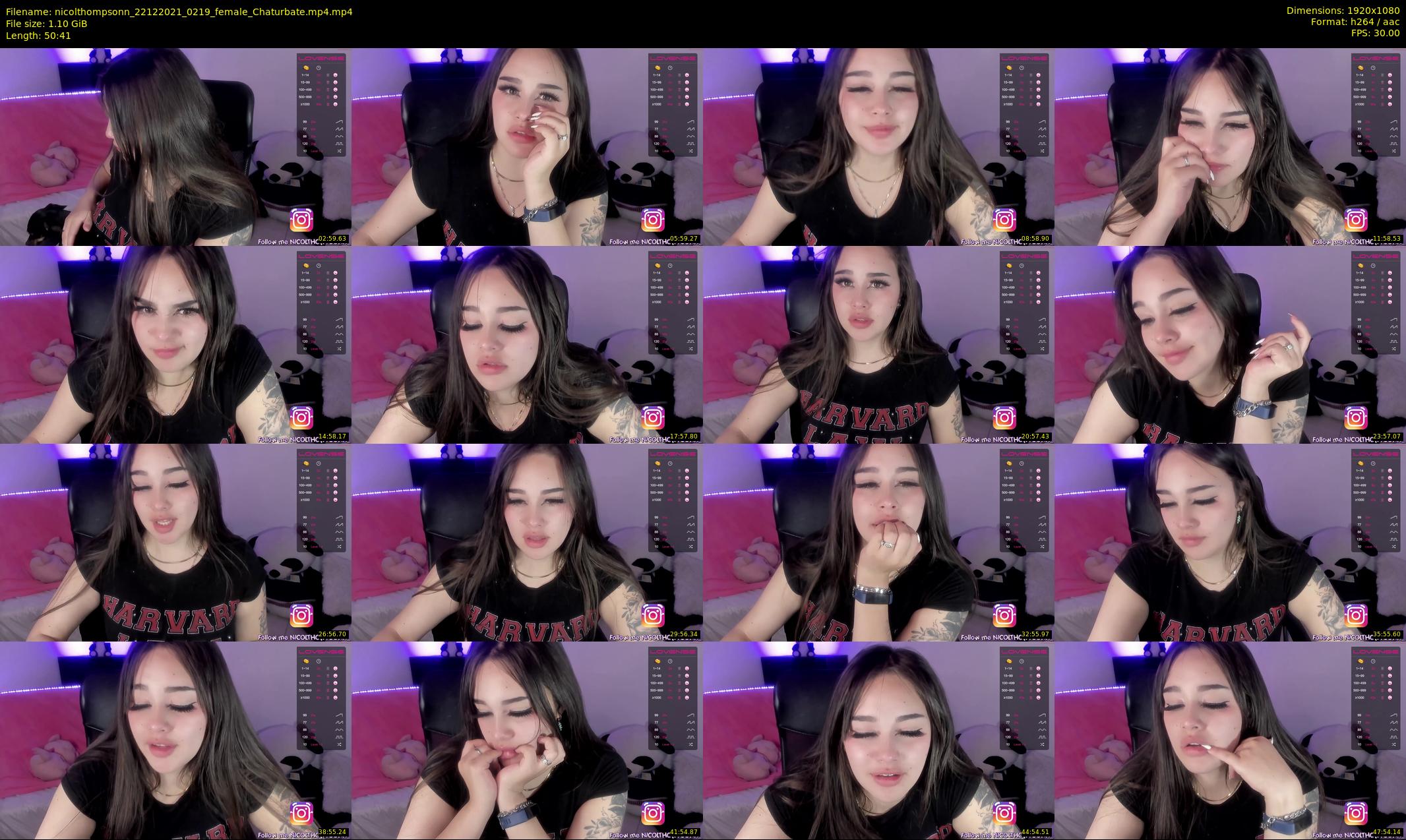 nicolthompsonn — 51 minute Chaturbate female cam show recording, 1080p, Dec 22, 2021