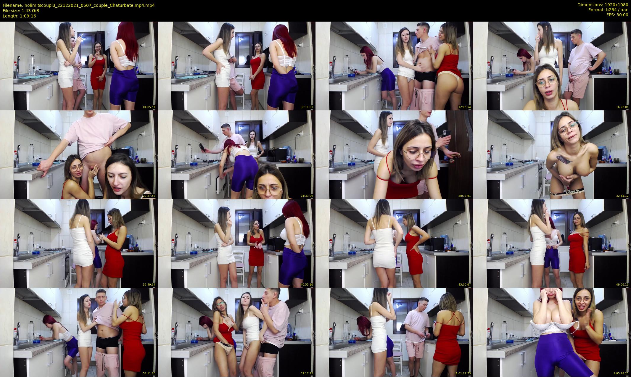 nolimitscoupl3 — 70 minute Chaturbate couple cam show recording, 1080p, Dec 22, 2021
