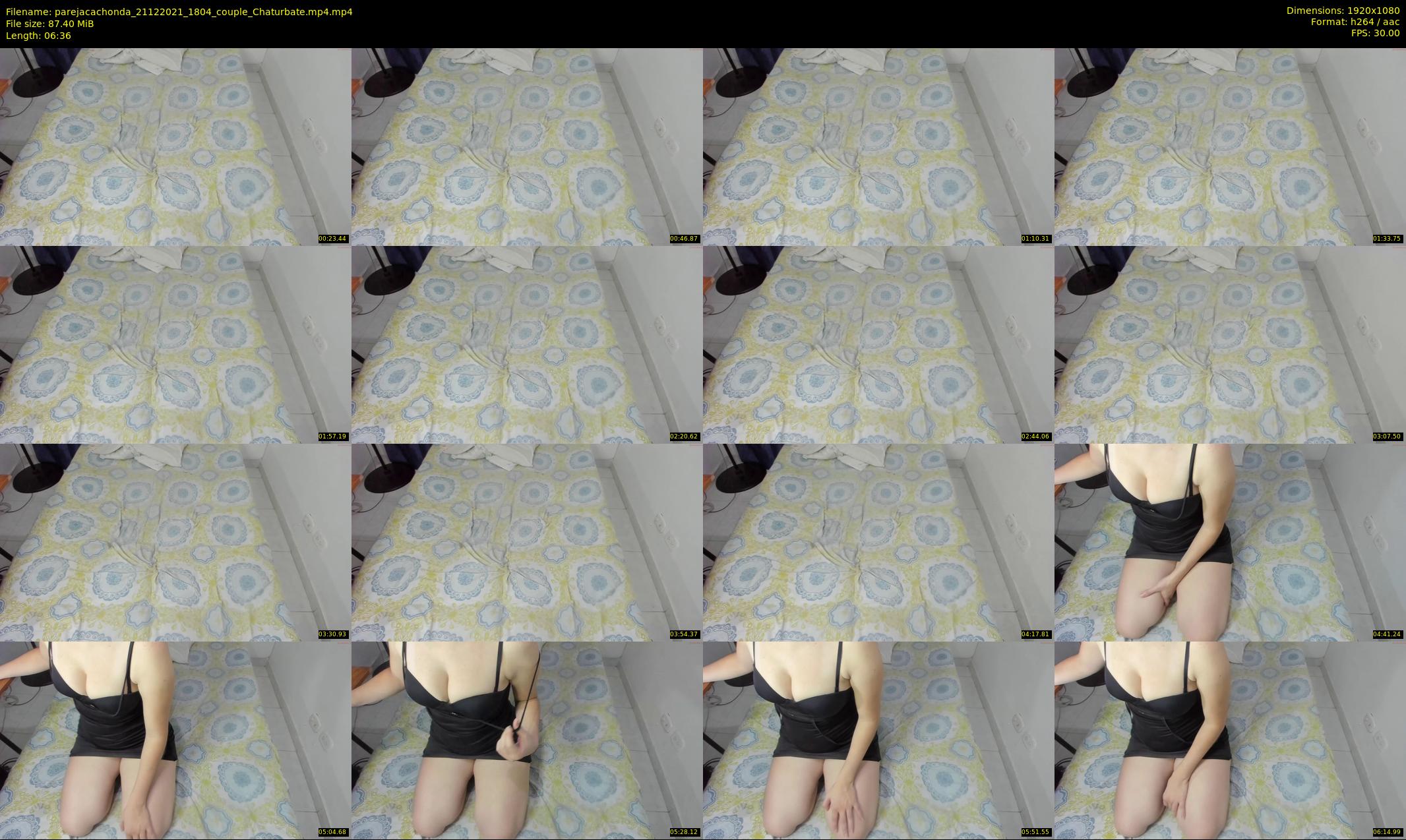 parejacachonda — 7 minute Chaturbate couple cam show recording, 1080p, Dec 21, 2021