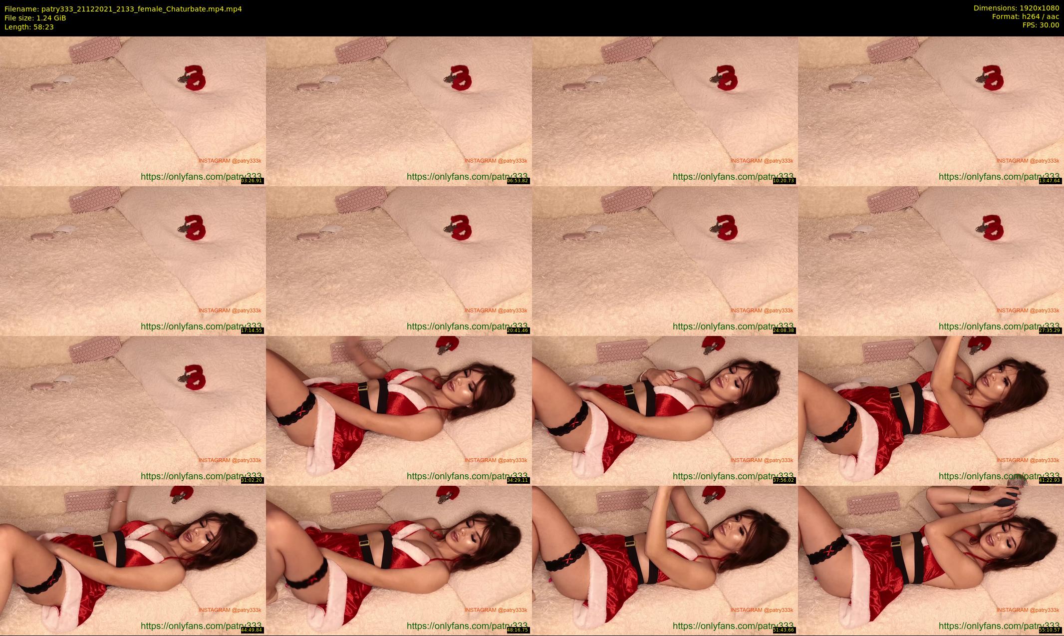patry333 — 59 minute Chaturbate female cam show recording, 1080p, Dec 21, 2021
