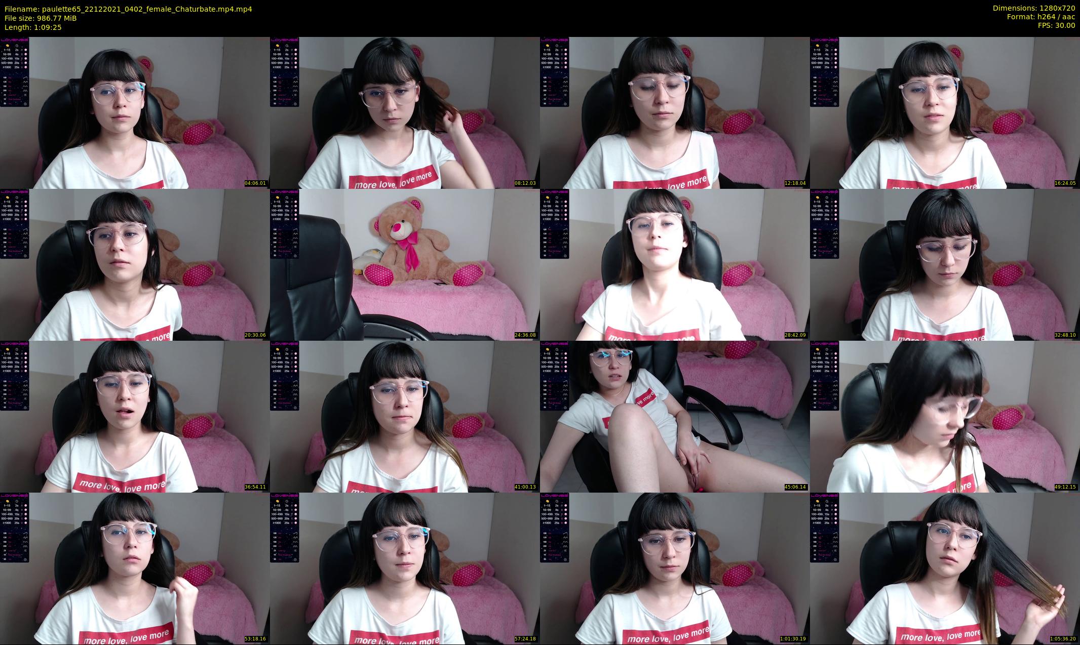 paulette65 — 70 minute Chaturbate female cam show recording, 720p, Dec 22, 2021
