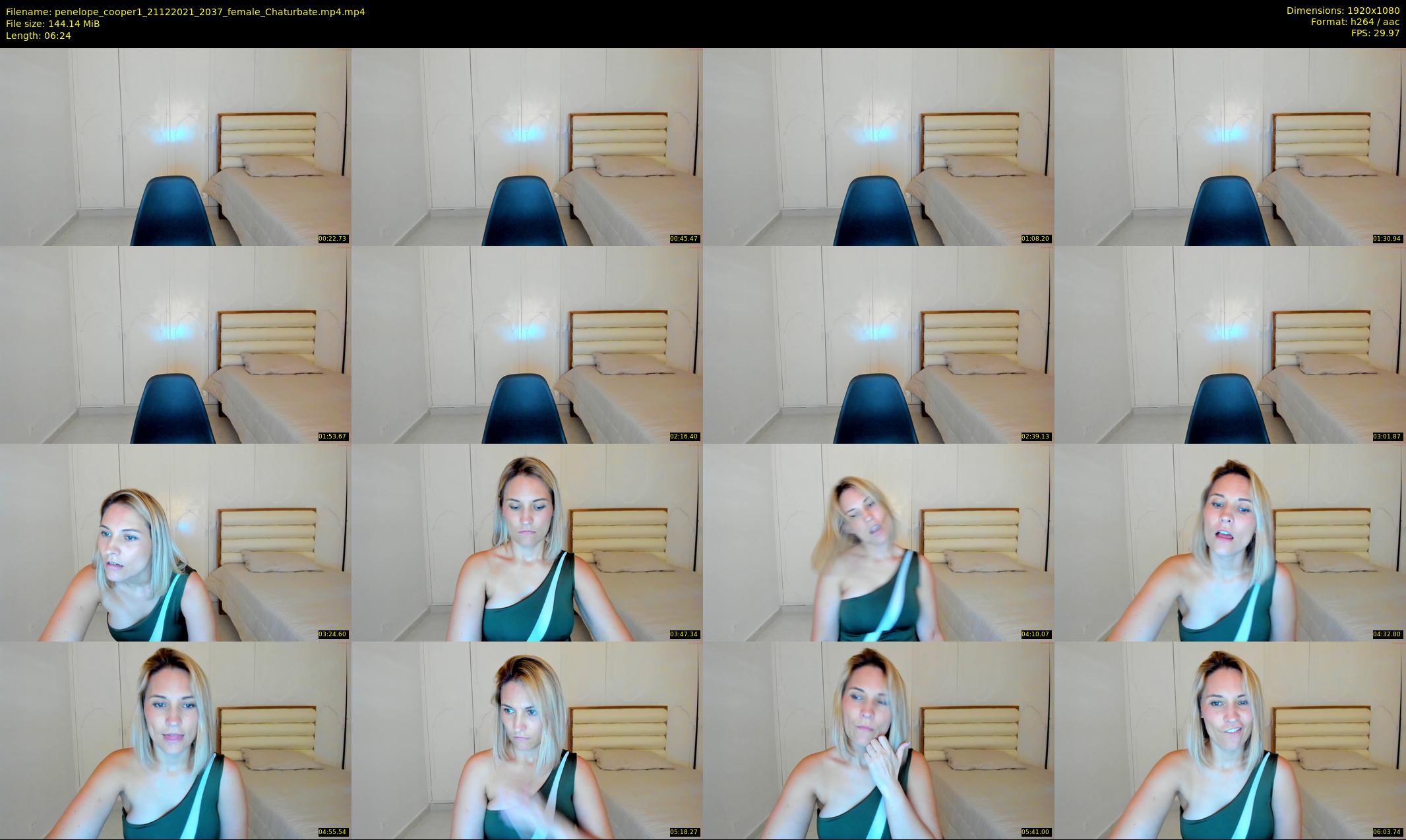 penelope_cooper1 — 7 minute Chaturbate female cam show recording, 1080p, Dec 21, 2021