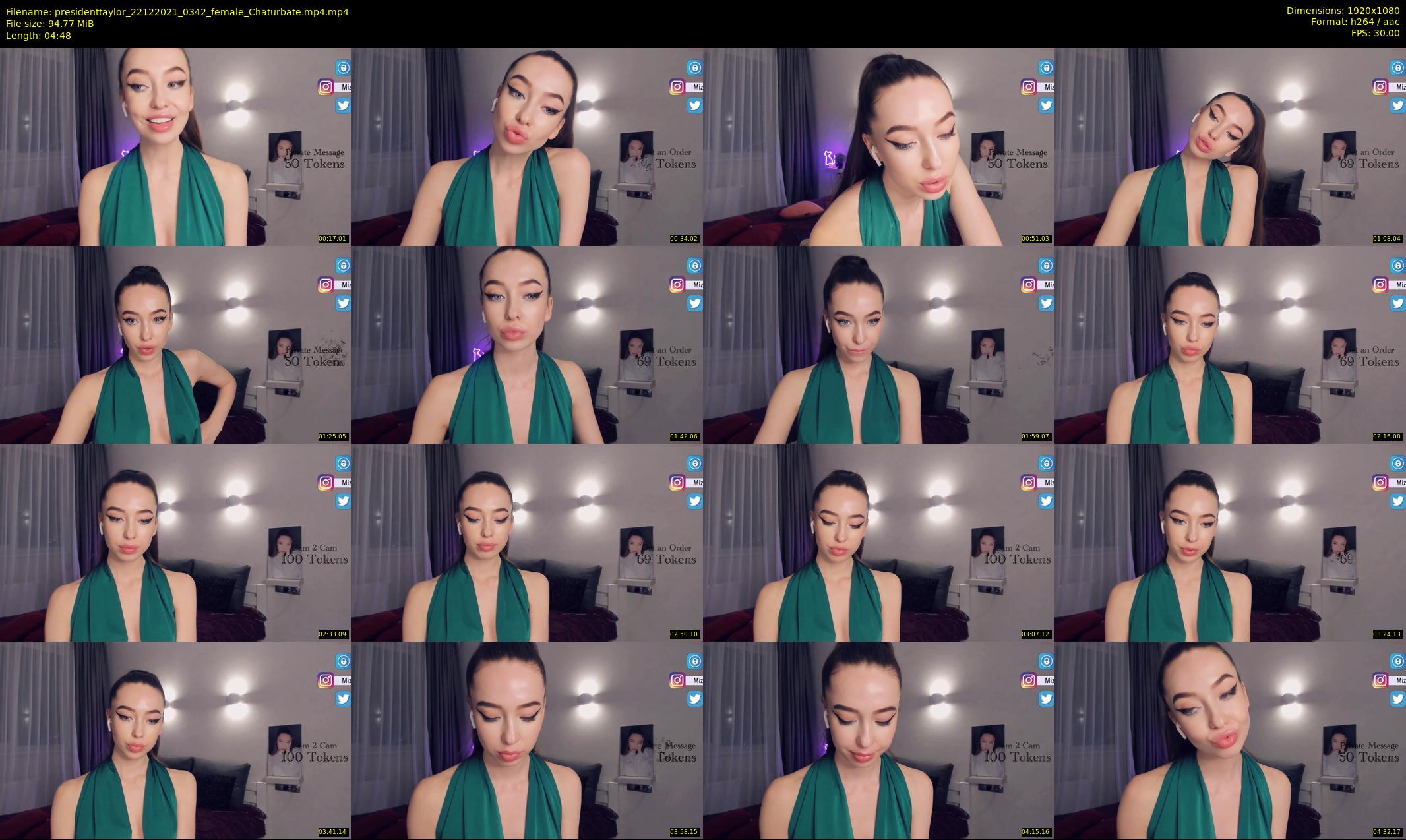 presidenttaylor — 5 minute Chaturbate female cam show recording, 1080p, Dec 22, 2021