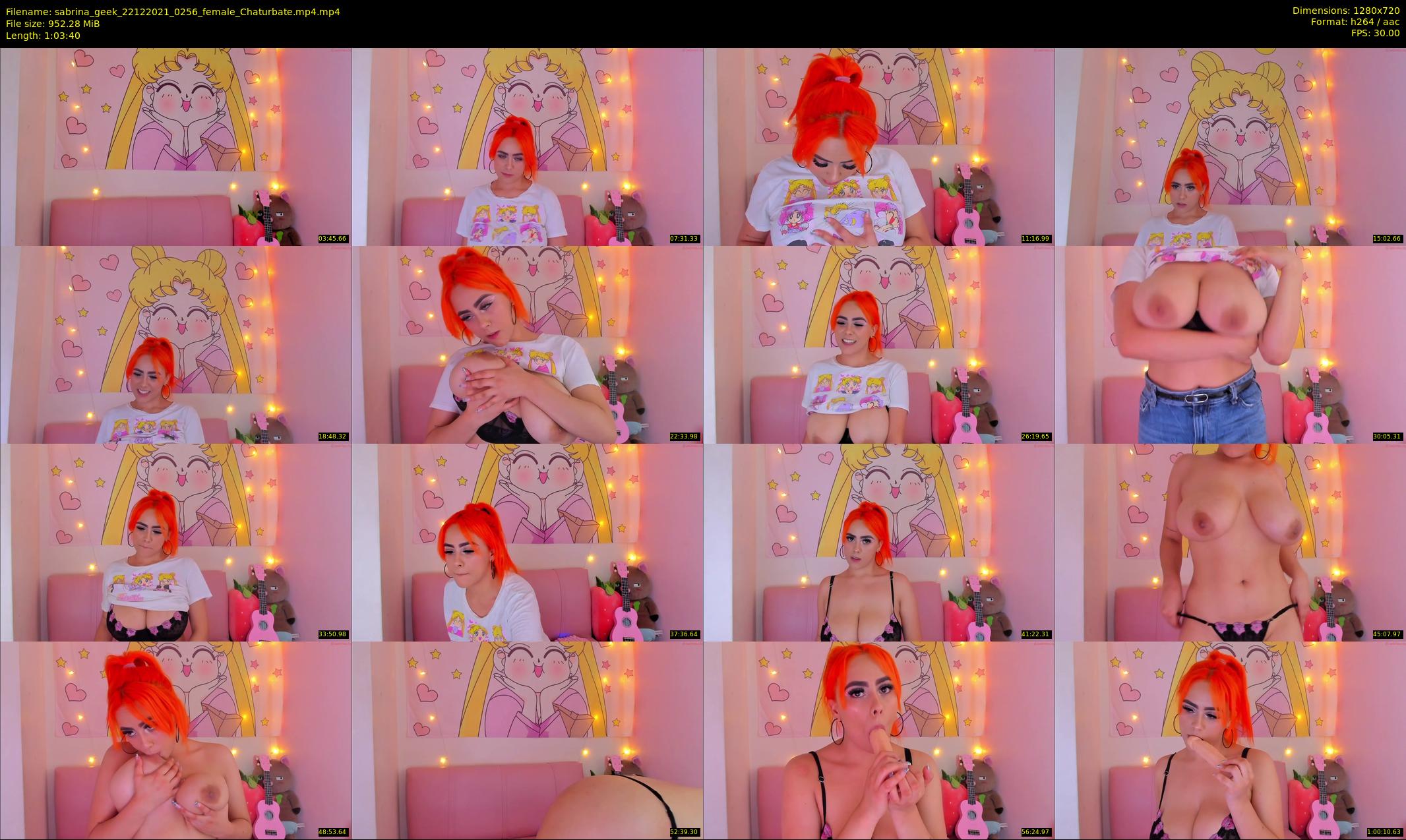 sabrina_geek — 64 minute Chaturbate female cam show recording, 720p, Dec 22, 2021