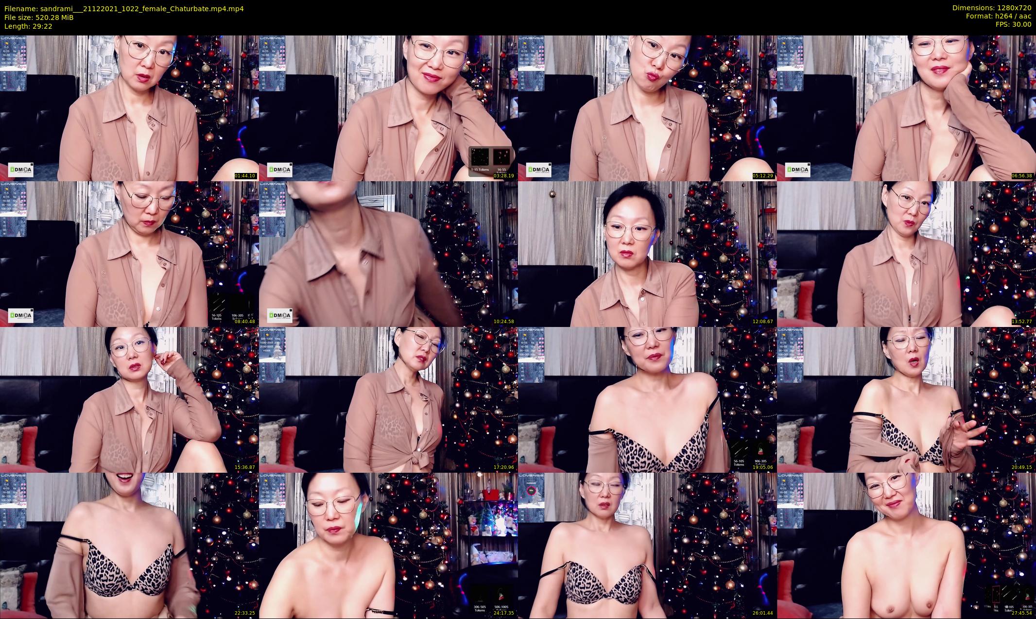sandrami__ — 30 minute Chaturbate female cam show recording, 720p, Dec 21, 2021