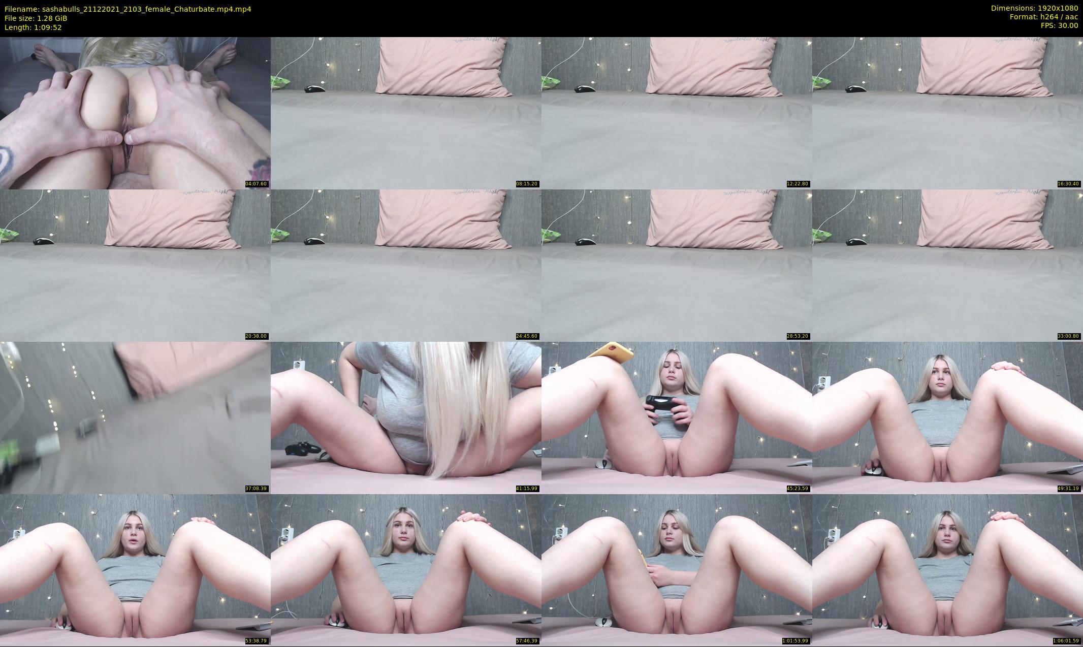 sashabulls — 70 minute Chaturbate couple cam show recording, 1080p, Dec 21, 2021