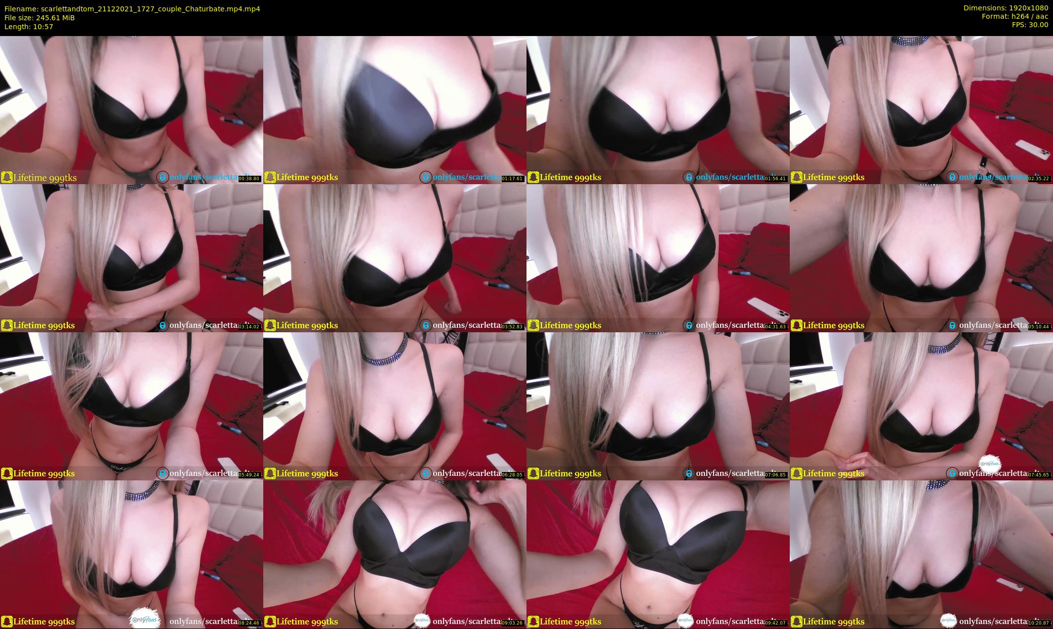 scarlettandtom — 11 minute Chaturbate couple cam show recording, 1080p, Dec 21, 2021