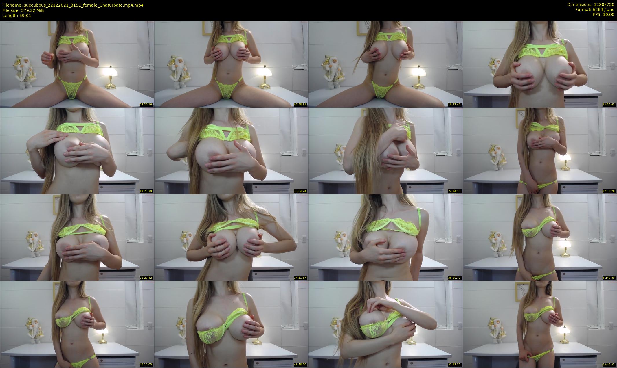 succubbus — 60 minute Chaturbate female cam show recording, 720p, Dec 22, 2021