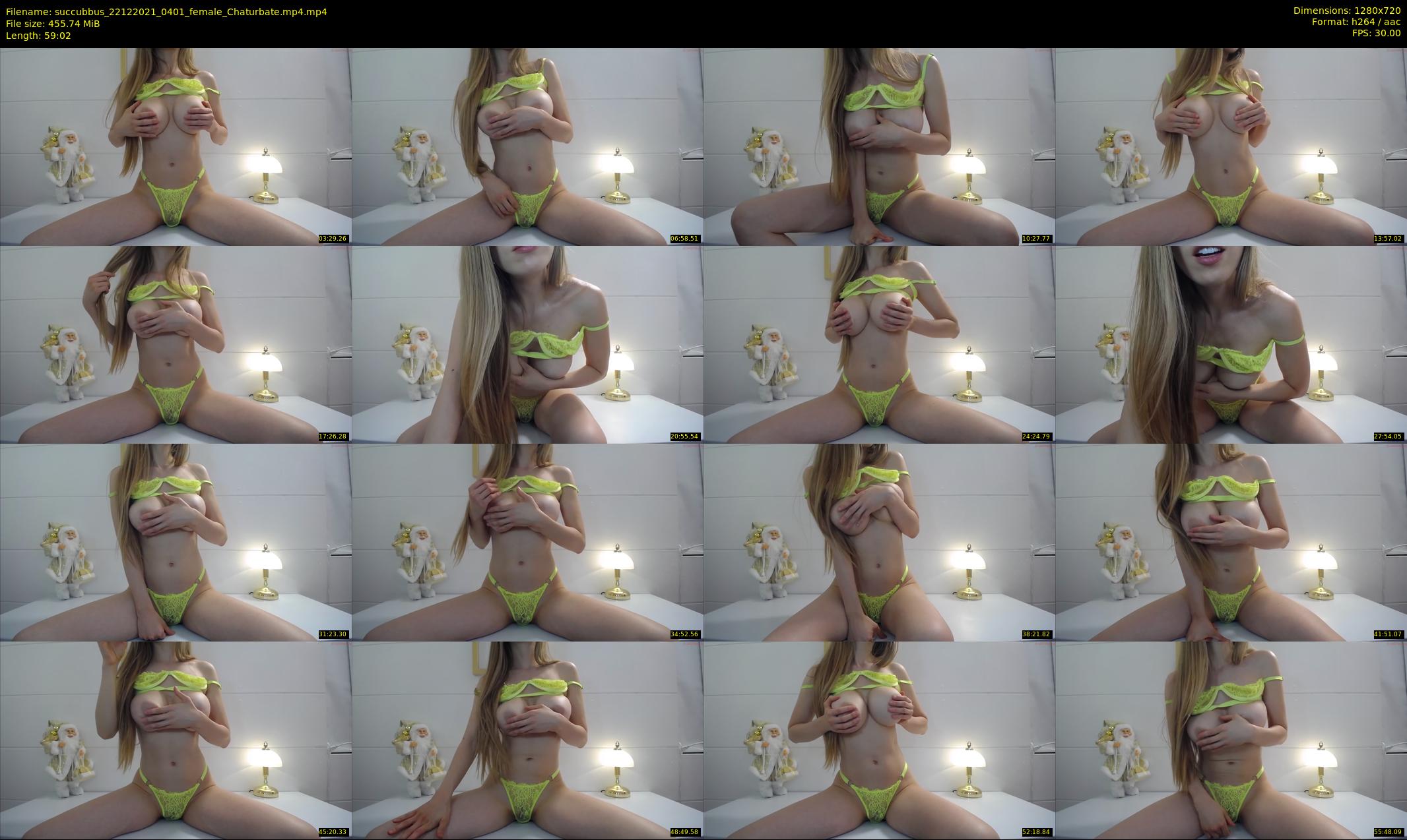 succubbus — 60 minute Chaturbate female cam show recording, 720p, Dec 22, 2021