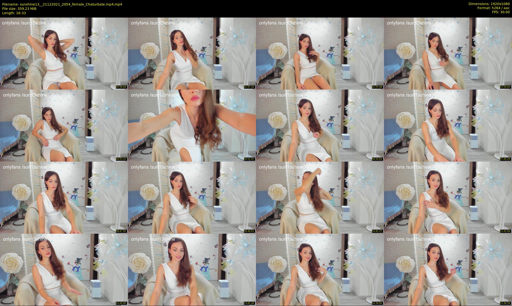 sunshine13_ — 17 minute Chaturbate female cam show recording, 1080p, Dec 21, 2021