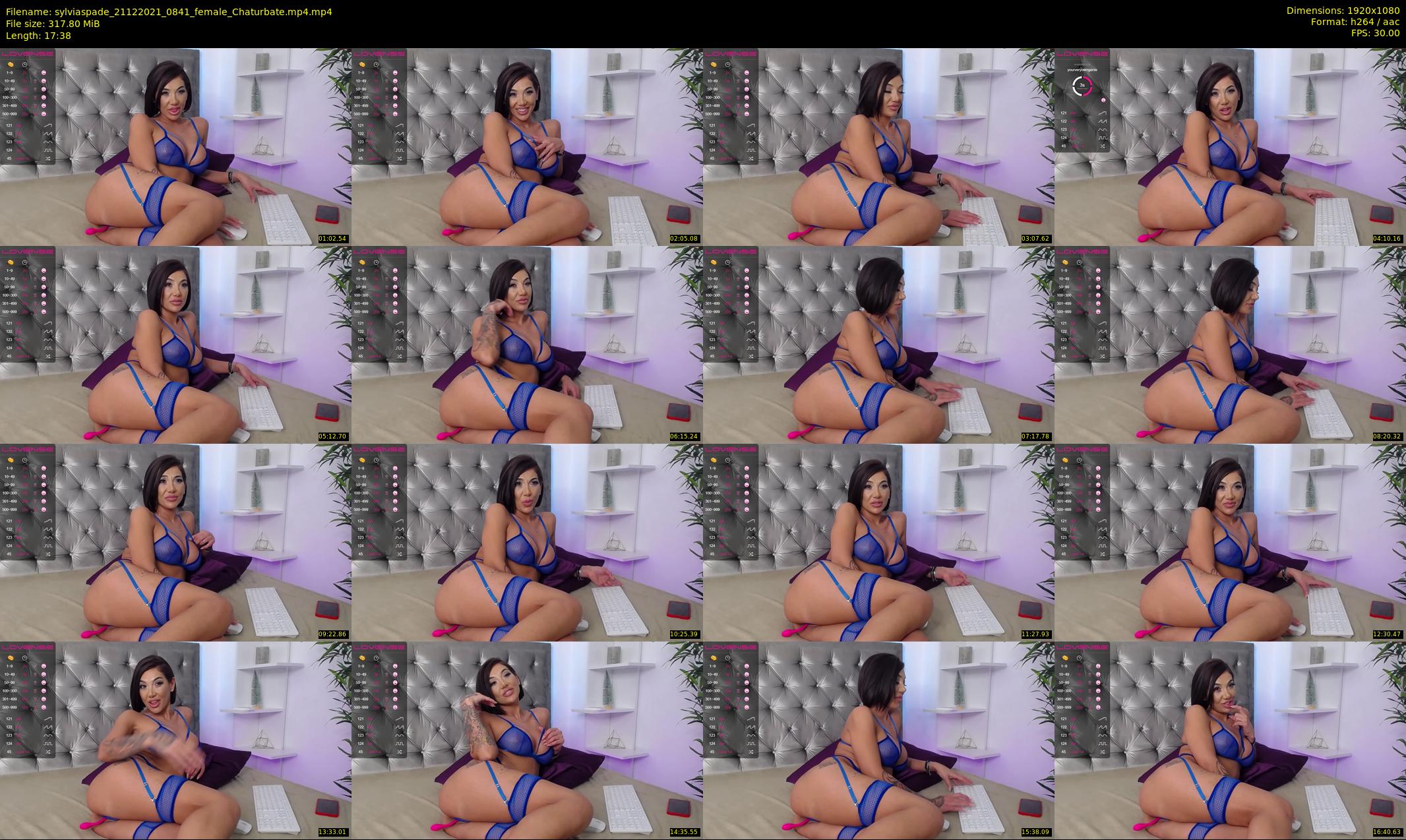 sylviaspade — 18 minute Chaturbate female cam show recording, 1080p, Dec 21, 2021