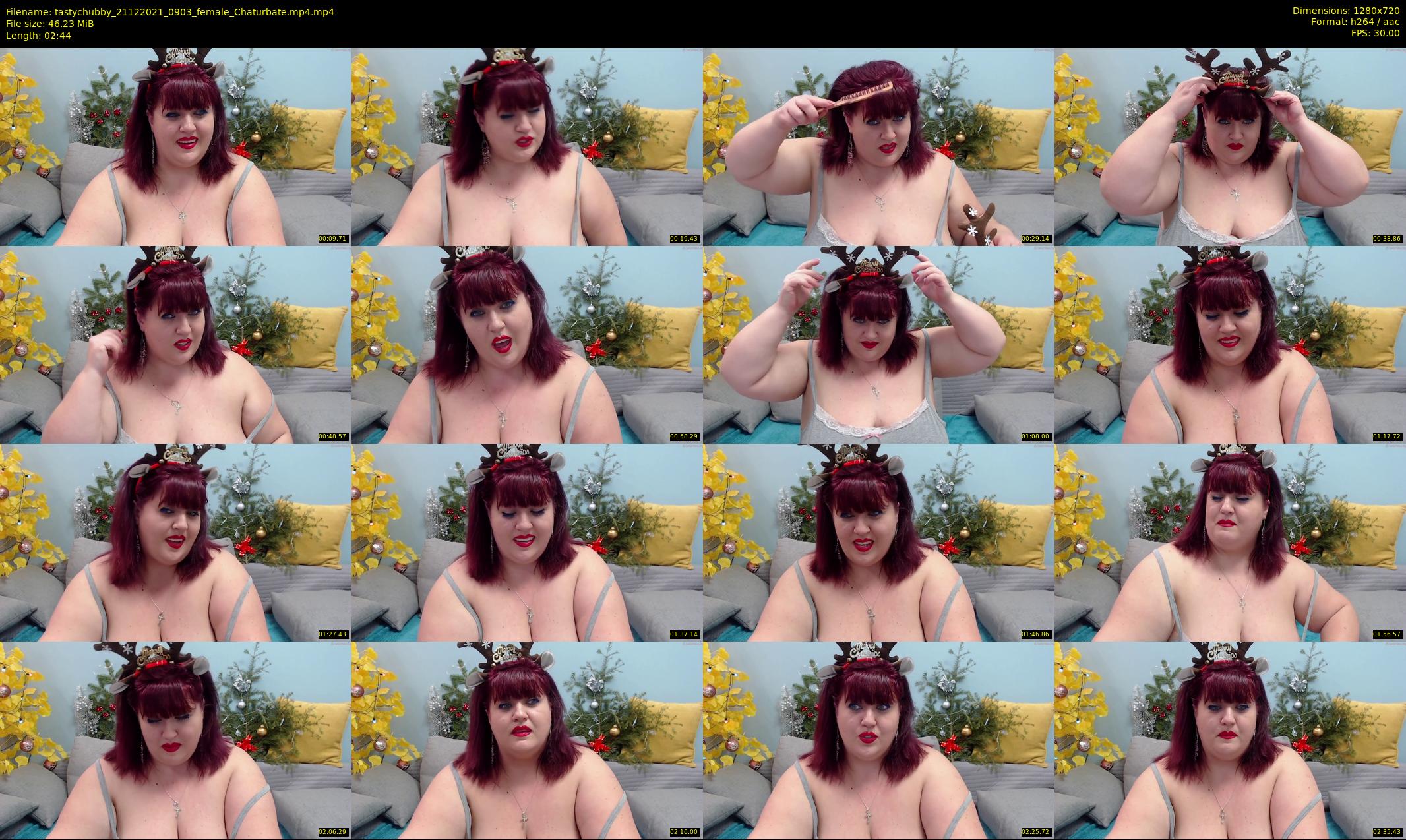 tastychubby — 3 minute Chaturbate female cam show recording, 720p, Dec 21, 2021