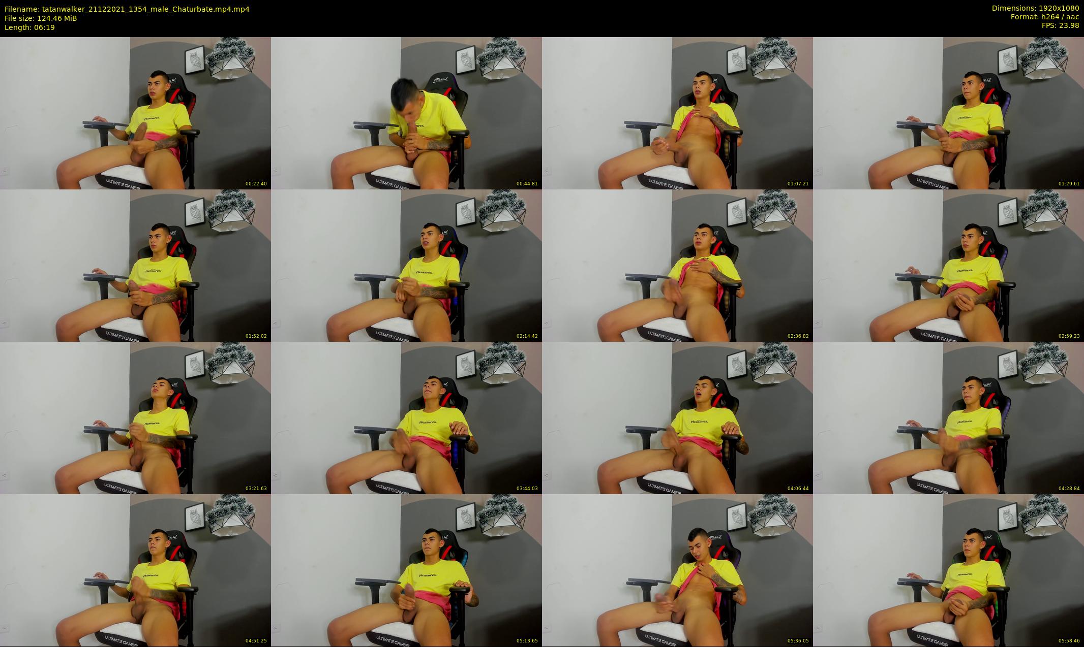 tatanwalker — 7 minute Chaturbate male cam show recording, 1080p, Dec 21, 2021