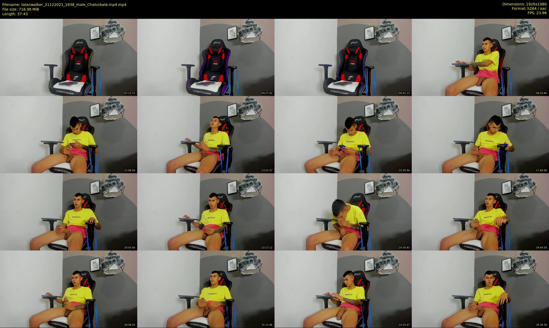 tatanwalker — 38 minute Chaturbate male cam show recording, 1080p, Dec 21, 2021