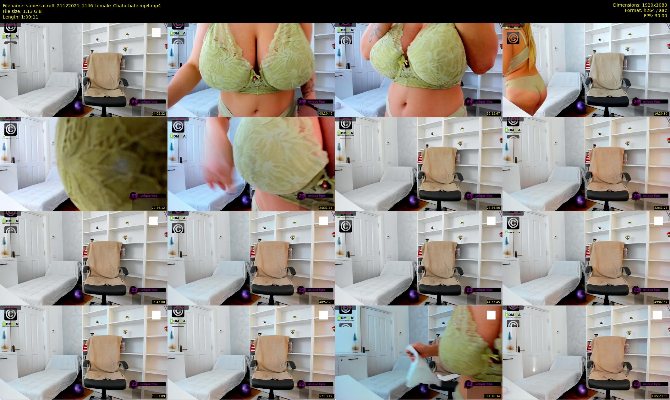 vanessacroft — 70 minute Chaturbate female cam show recording, 1080p, Dec 21, 2021