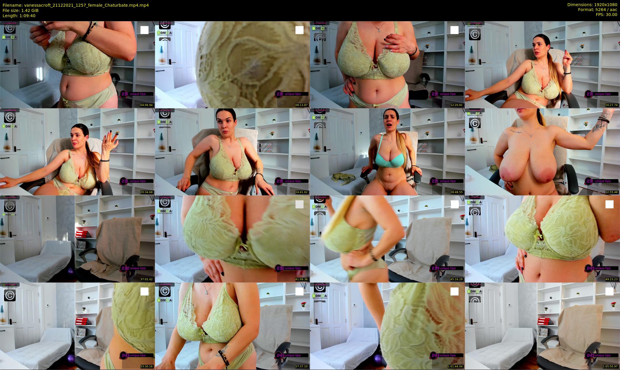 vanessacroft — 70 minute Chaturbate female cam show recording, 1080p, Dec 21, 2021