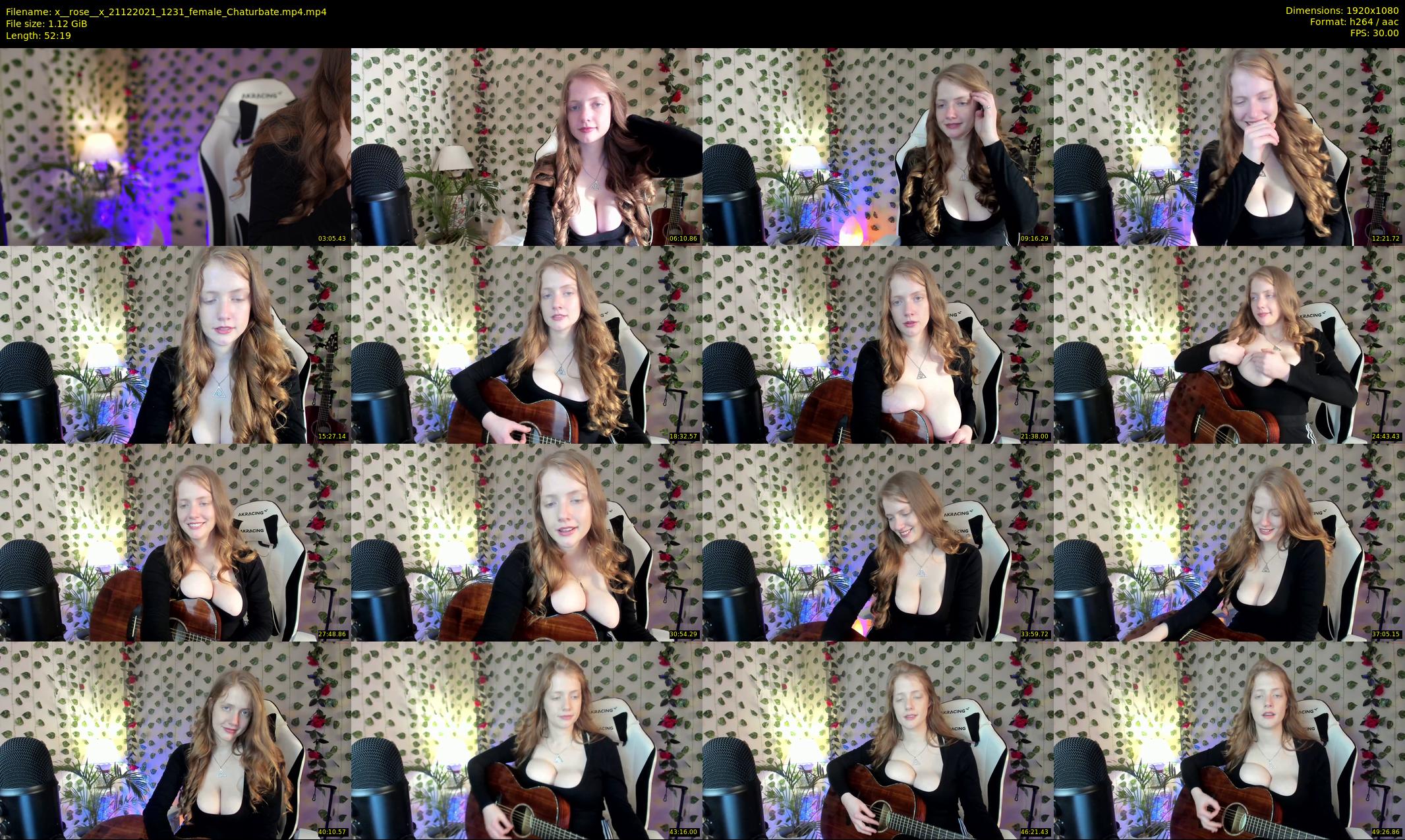 x__rose__x — 53 minute Chaturbate female cam show recording, 1080p, Dec 21, 2021