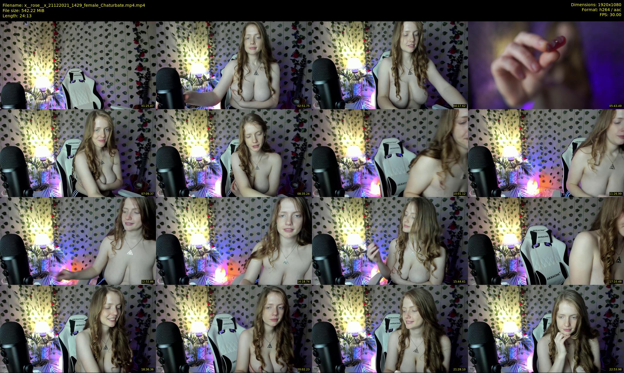 x__rose__x — 25 minute Chaturbate female cam show recording, 1080p, Dec 21, 2021