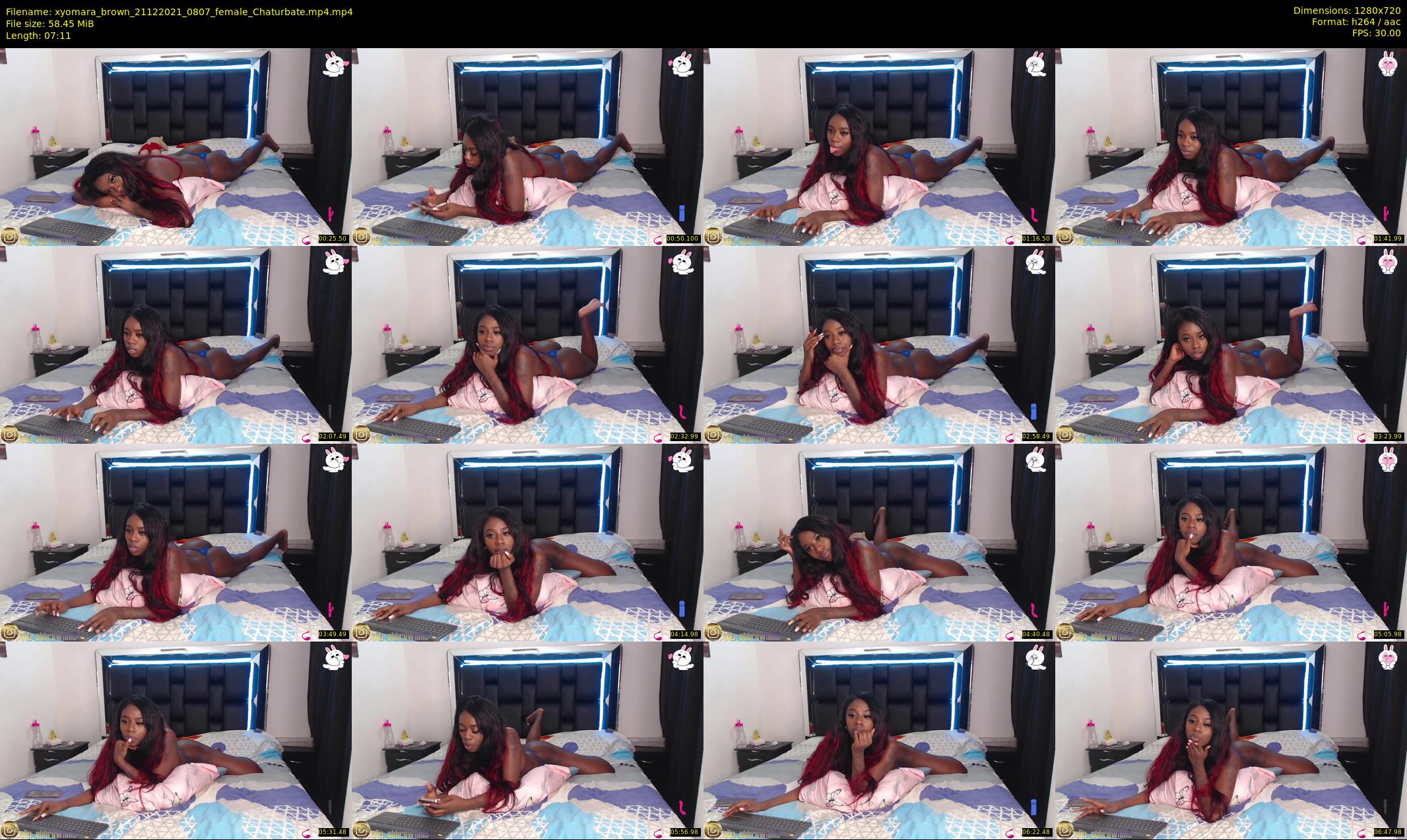 xyomara_brown — 8 minute Chaturbate female cam show recording, 720p, Dec 21, 2021