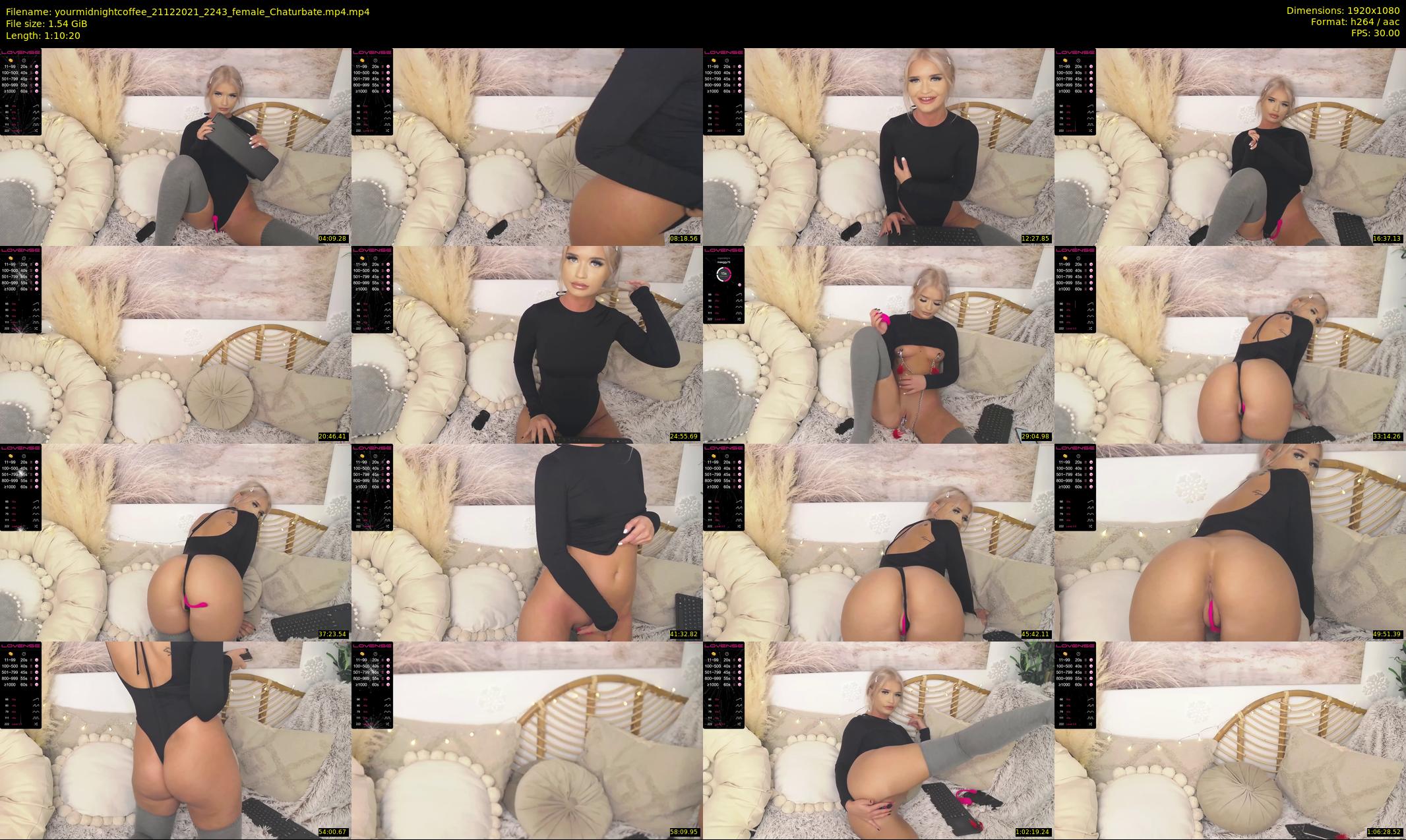 yourmidnightcoffee — 71 minute Chaturbate female cam show recording, 1080p, Dec 21, 2021