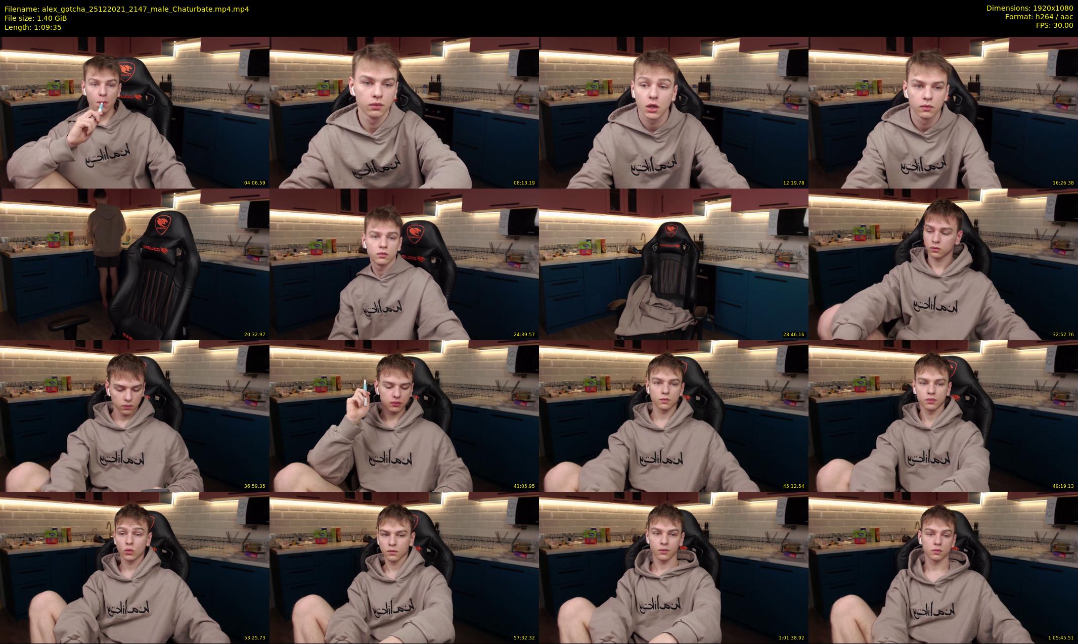 alex_gotcha — 70 minute Chaturbate male cam show recording, 1080p, Dec 25, 2021