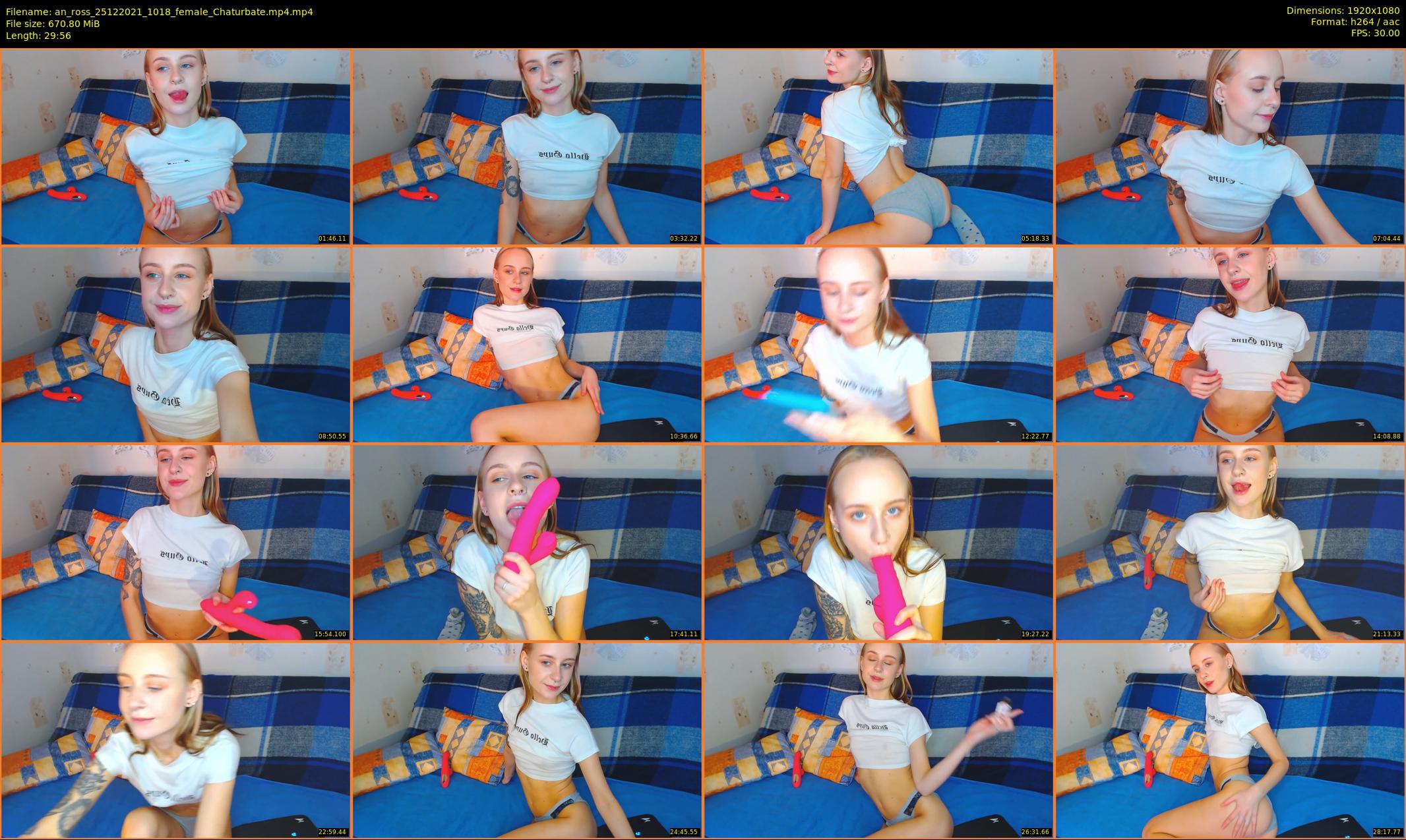 an_ross — 30 minute Chaturbate female cam show recording, 1080p, Dec 25, 2021
