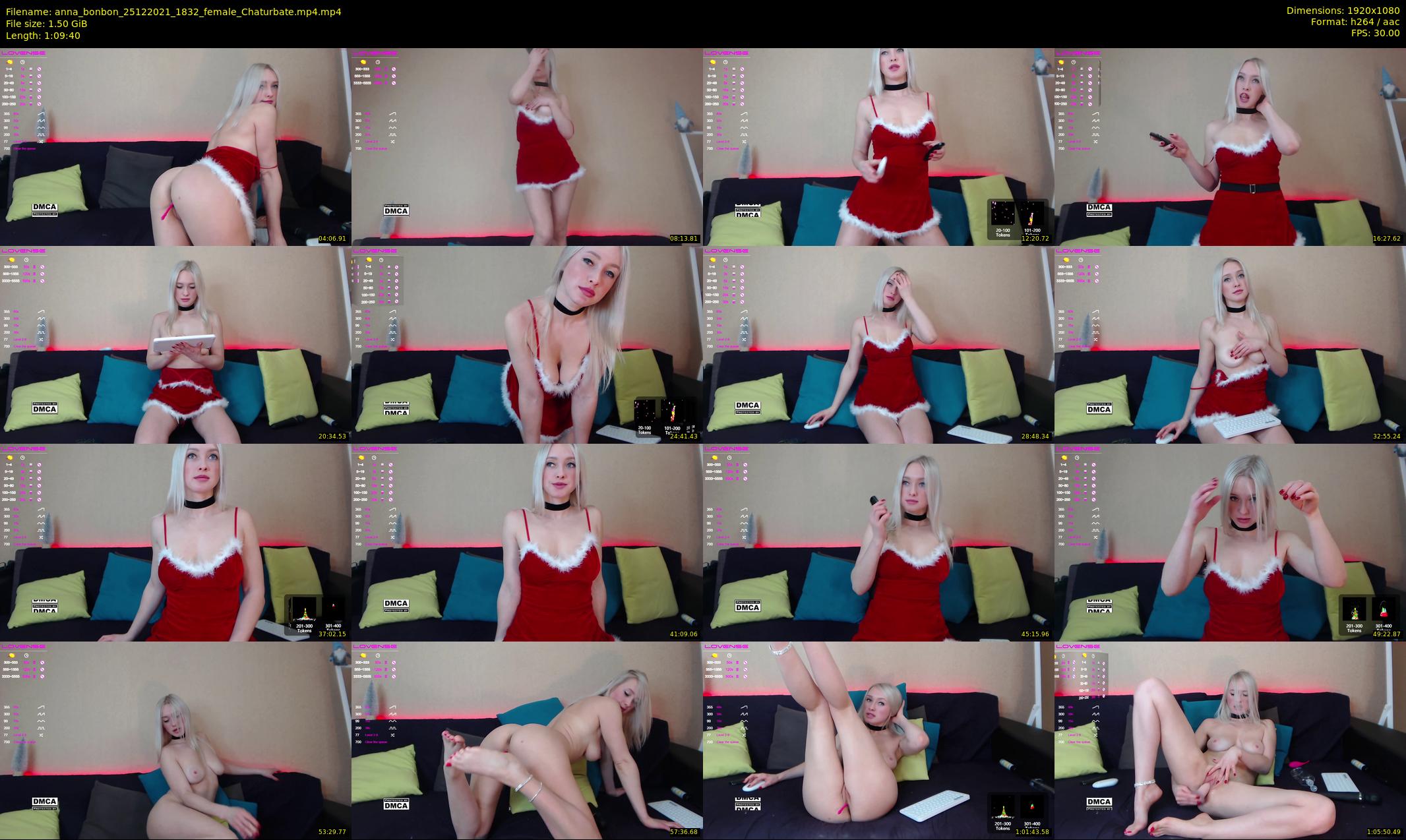 anna_bonbon — 70 minute Chaturbate female cam show recording, 1080p, Dec 25, 2021