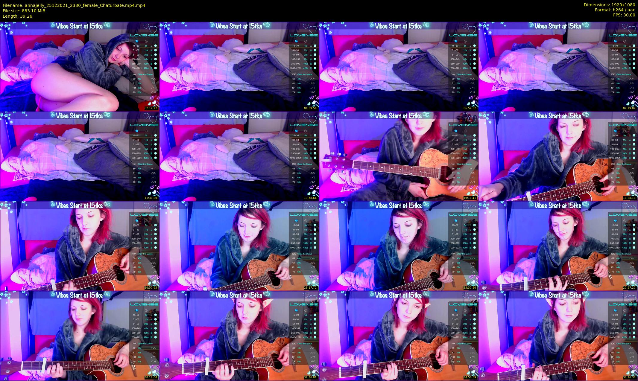 annajelly — 40 minute Chaturbate couple cam show recording, 1080p, Dec 25, 2021
