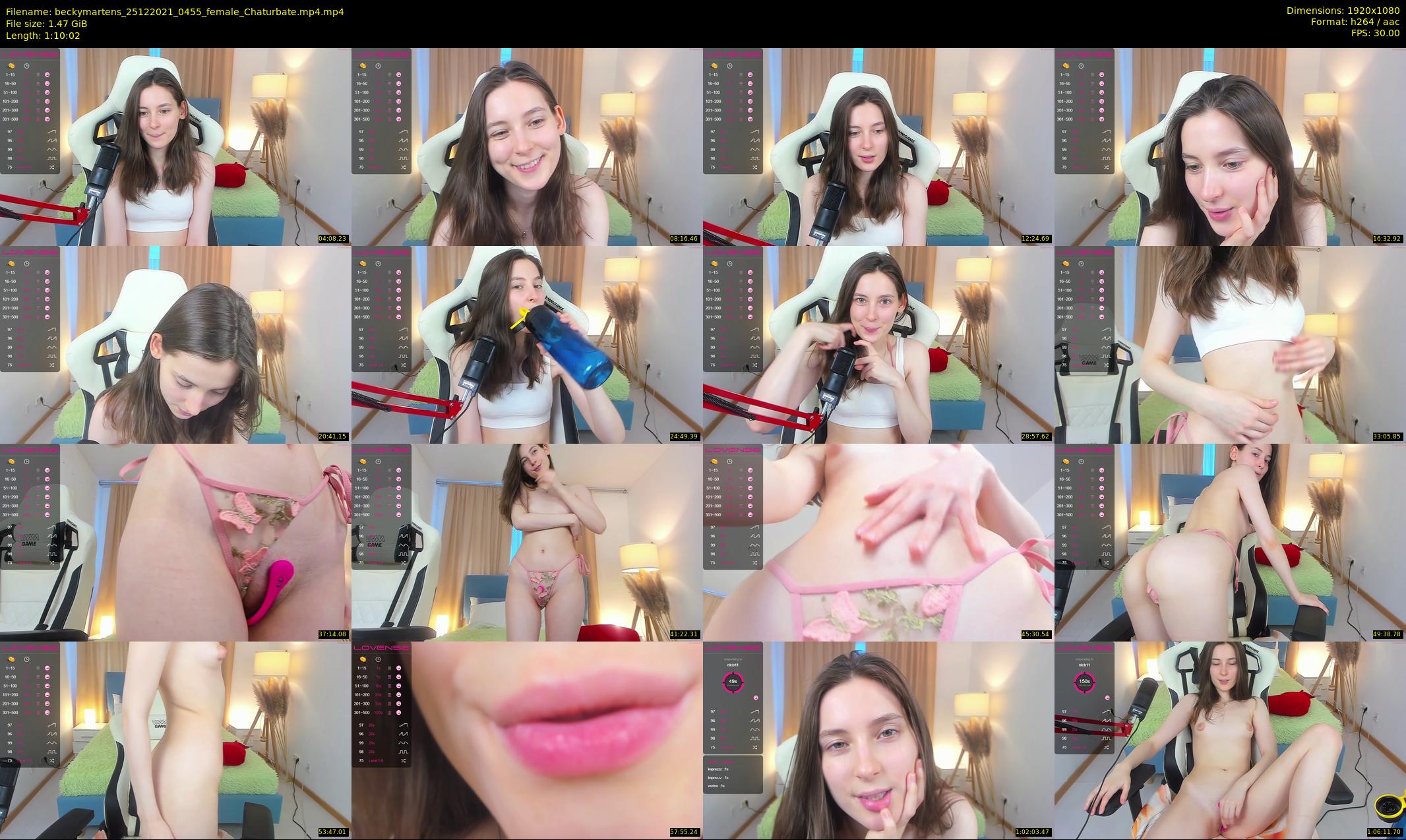 beckymartens — 71 minute Chaturbate female cam show recording, 1080p, Dec 25, 2021