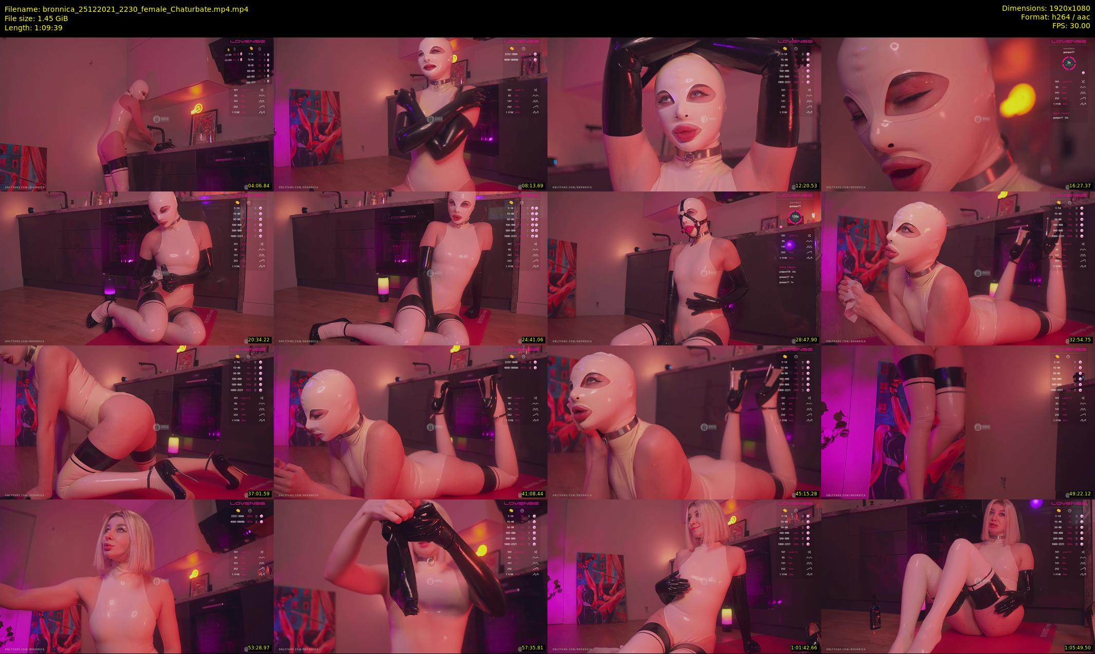 bronnica — 70 minute Chaturbate female cam show recording, 1080p, Dec 25, 2021