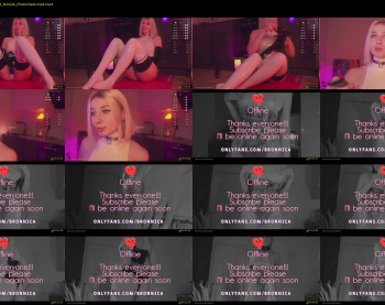 bronnica — 12 minute Chaturbate female cam show recording, 1080p, Dec 25, 2021