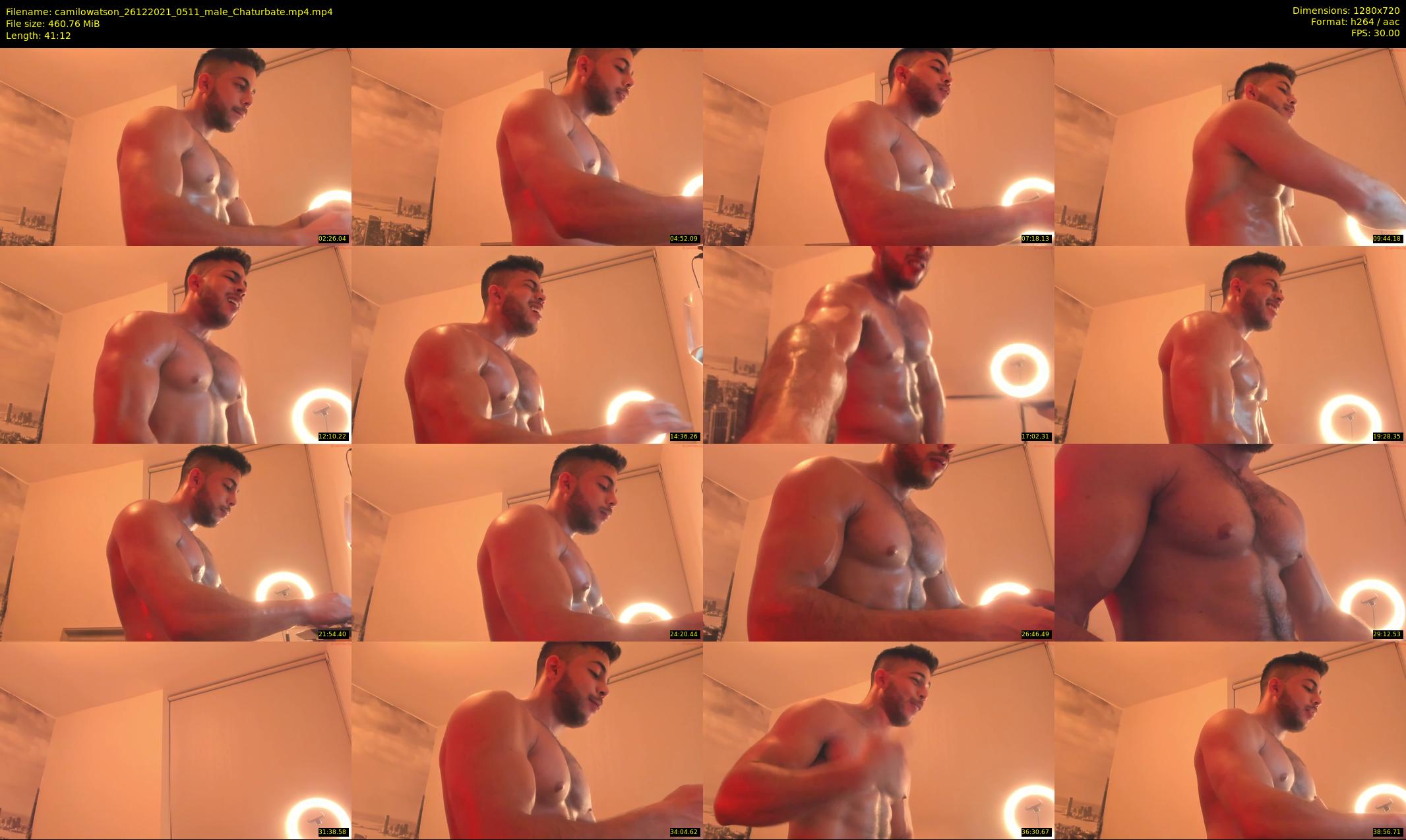 camilowatson — 42 minute Chaturbate male cam show recording, 720p, Dec 26, 2021