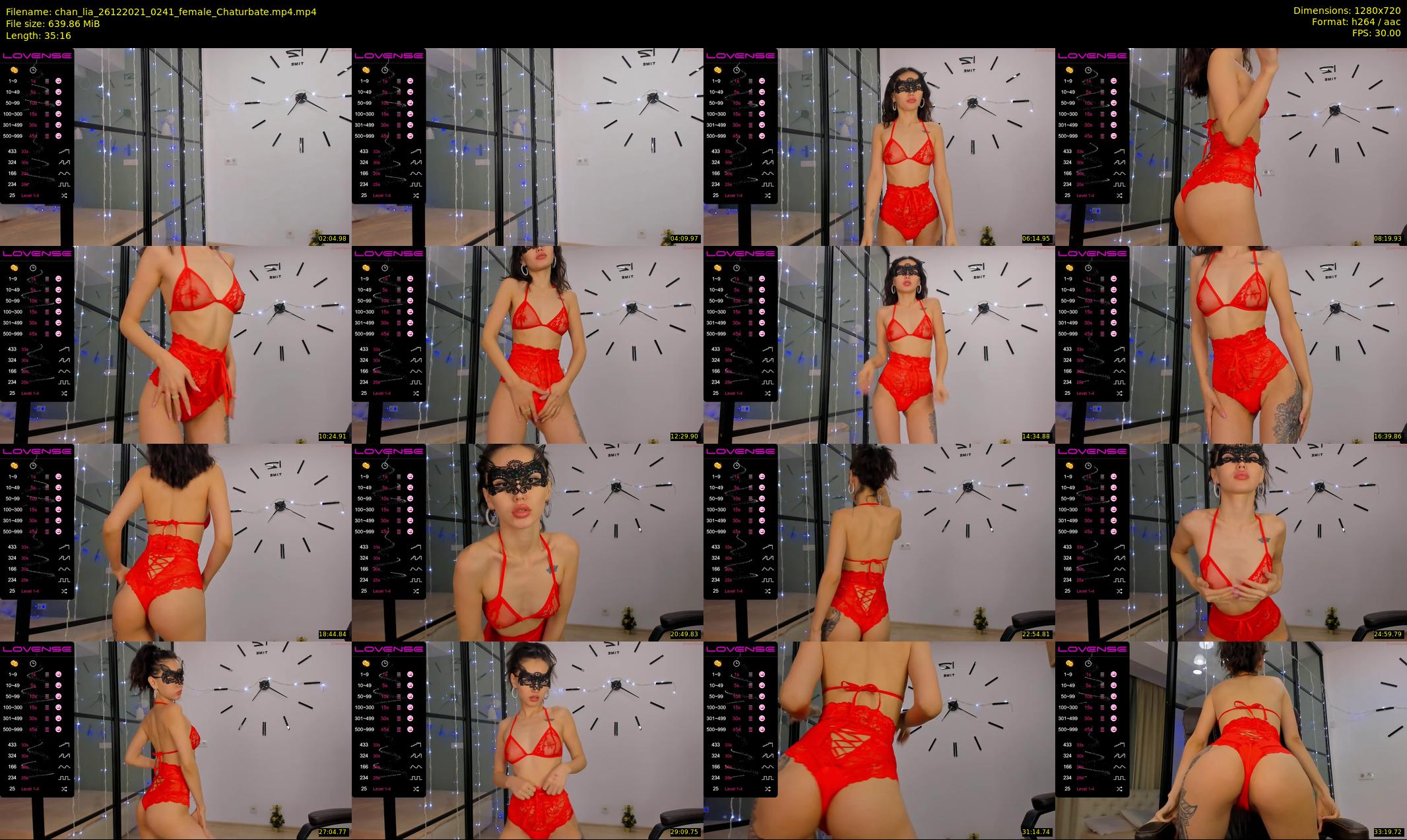 chan_lia — 36 minute Chaturbate female cam show recording, 720p, Dec 26, 2021