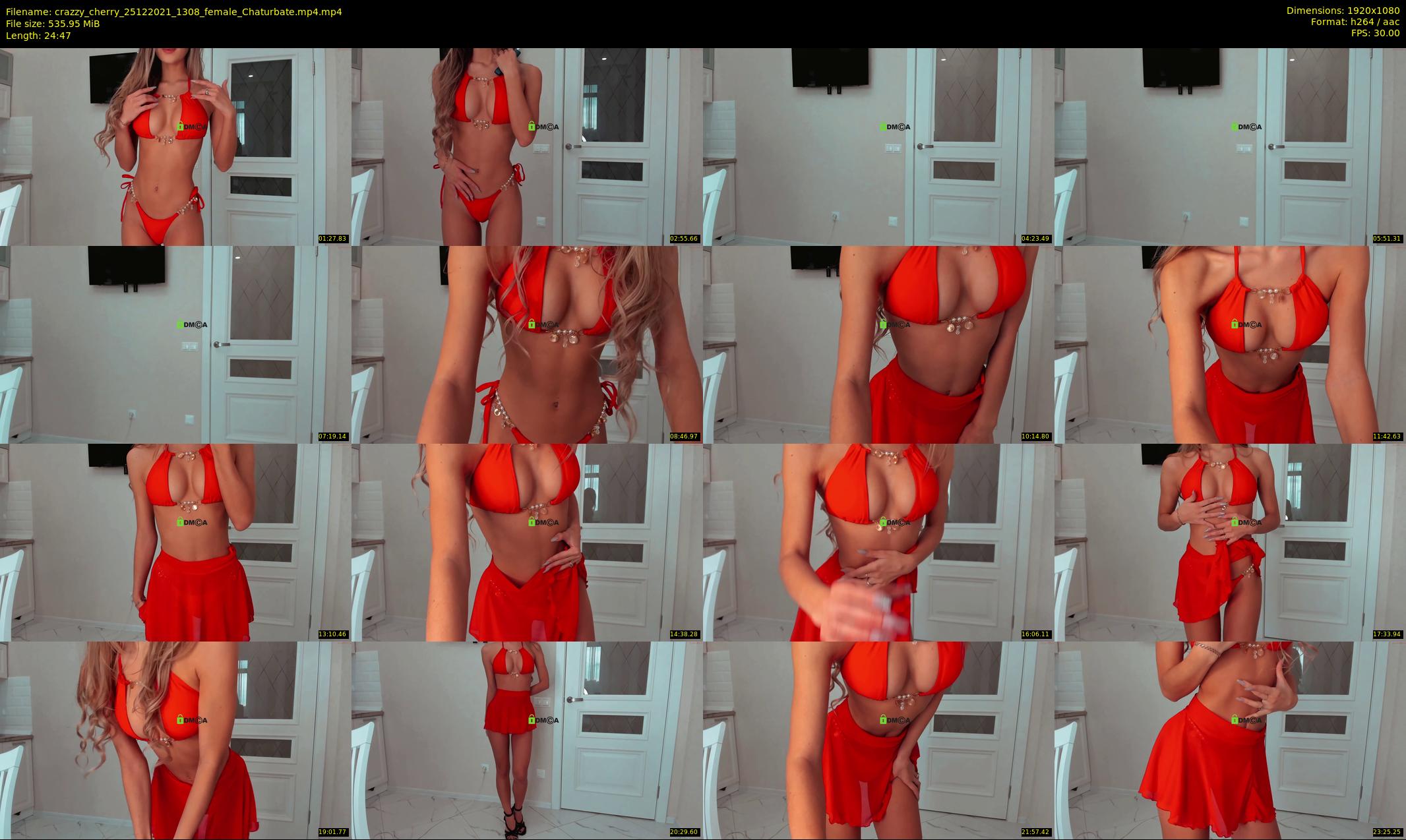 crazzy_cherry — 25 minute Chaturbate female cam show recording, 1080p, Dec 25, 2021