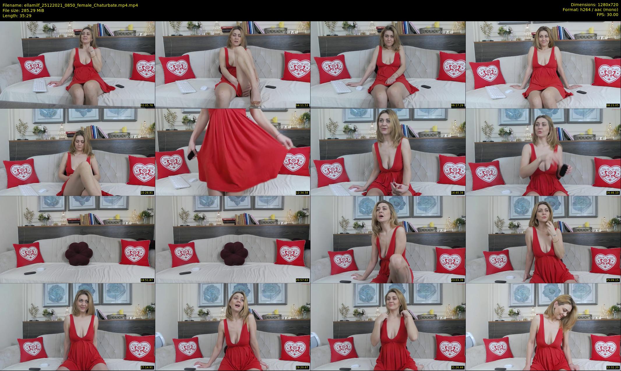ellamilf — 36 minute Chaturbate female cam show recording, 720p, Dec 25, 2021