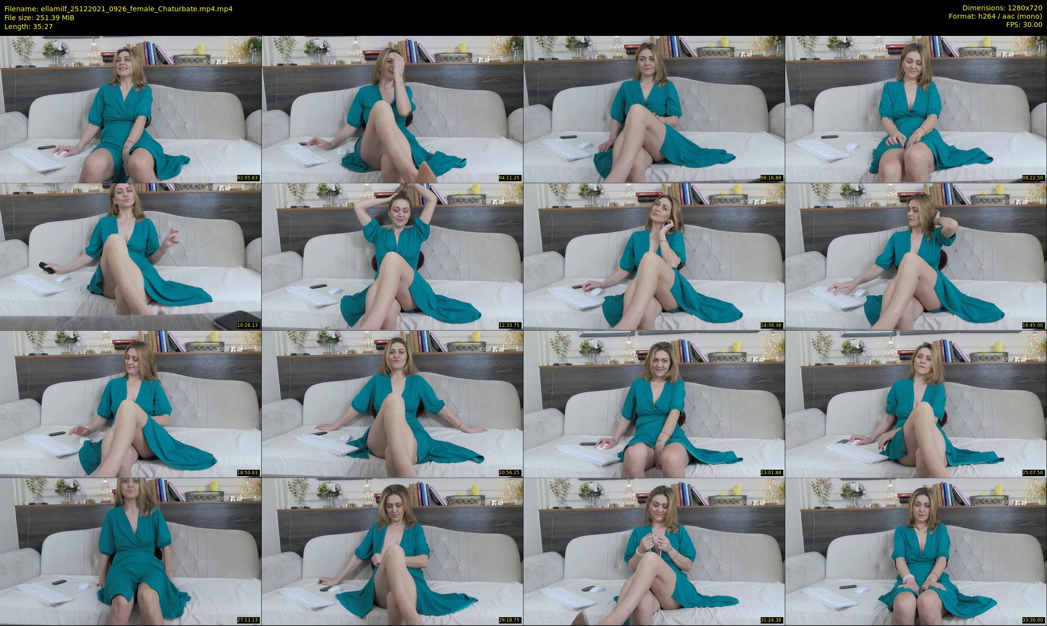 ellamilf — 36 minute Chaturbate female cam show recording, 720p, Dec 25, 2021