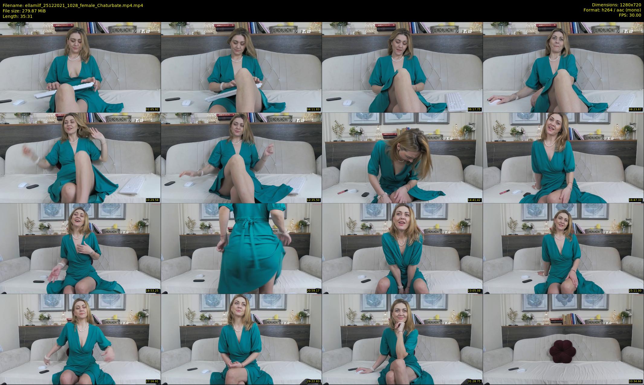 ellamilf — 36 minute Chaturbate female cam show recording, 720p, Dec 25, 2021