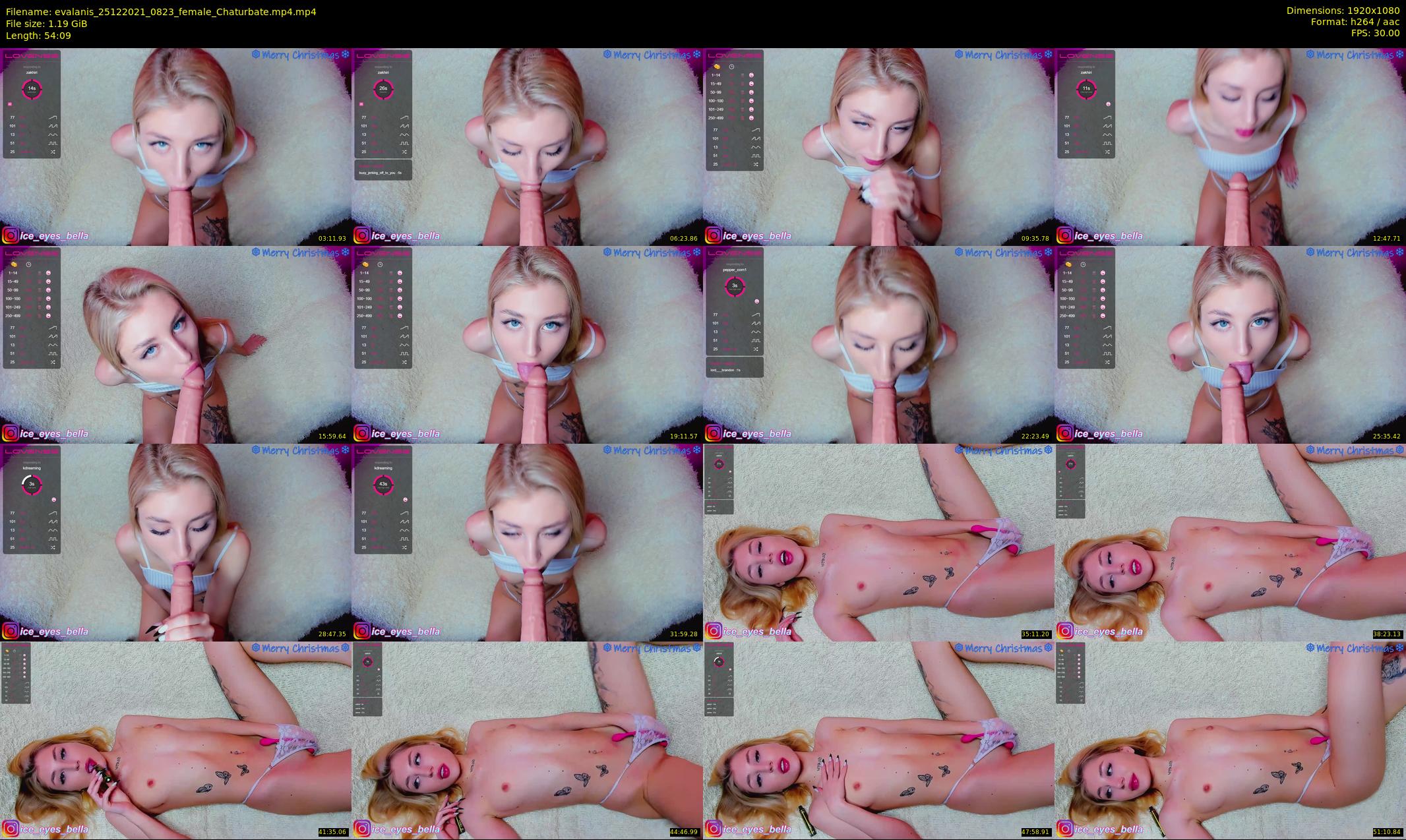 evalanis — 55 minute Chaturbate couple cam show recording, 1080p, Dec 25, 2021