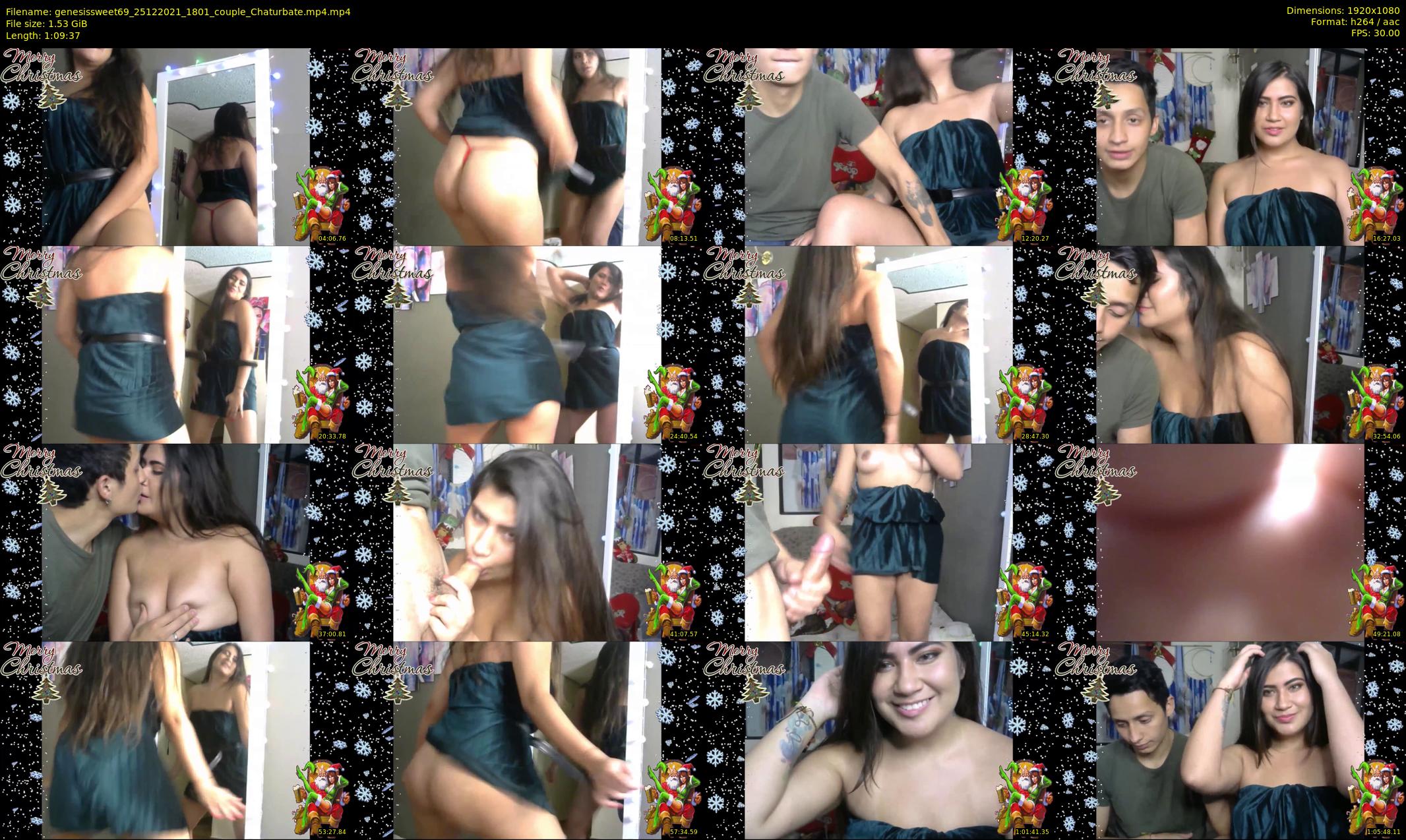 genesissweet69 — 70 minute Chaturbate couple cam show recording, 1080p, Dec 25, 2021