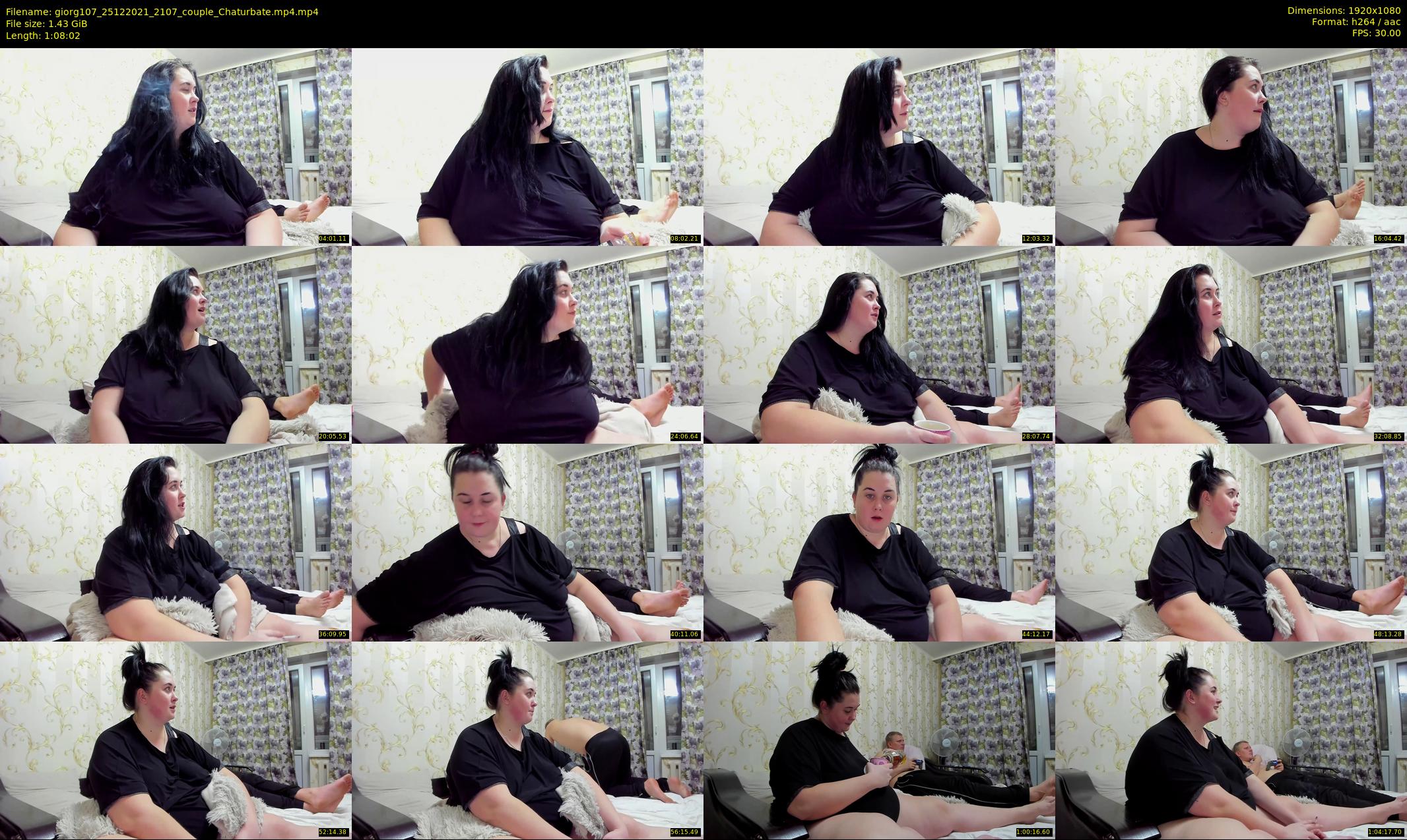 giorg107 — 69 minute Chaturbate couple cam show recording, 1080p, Dec 25, 2021