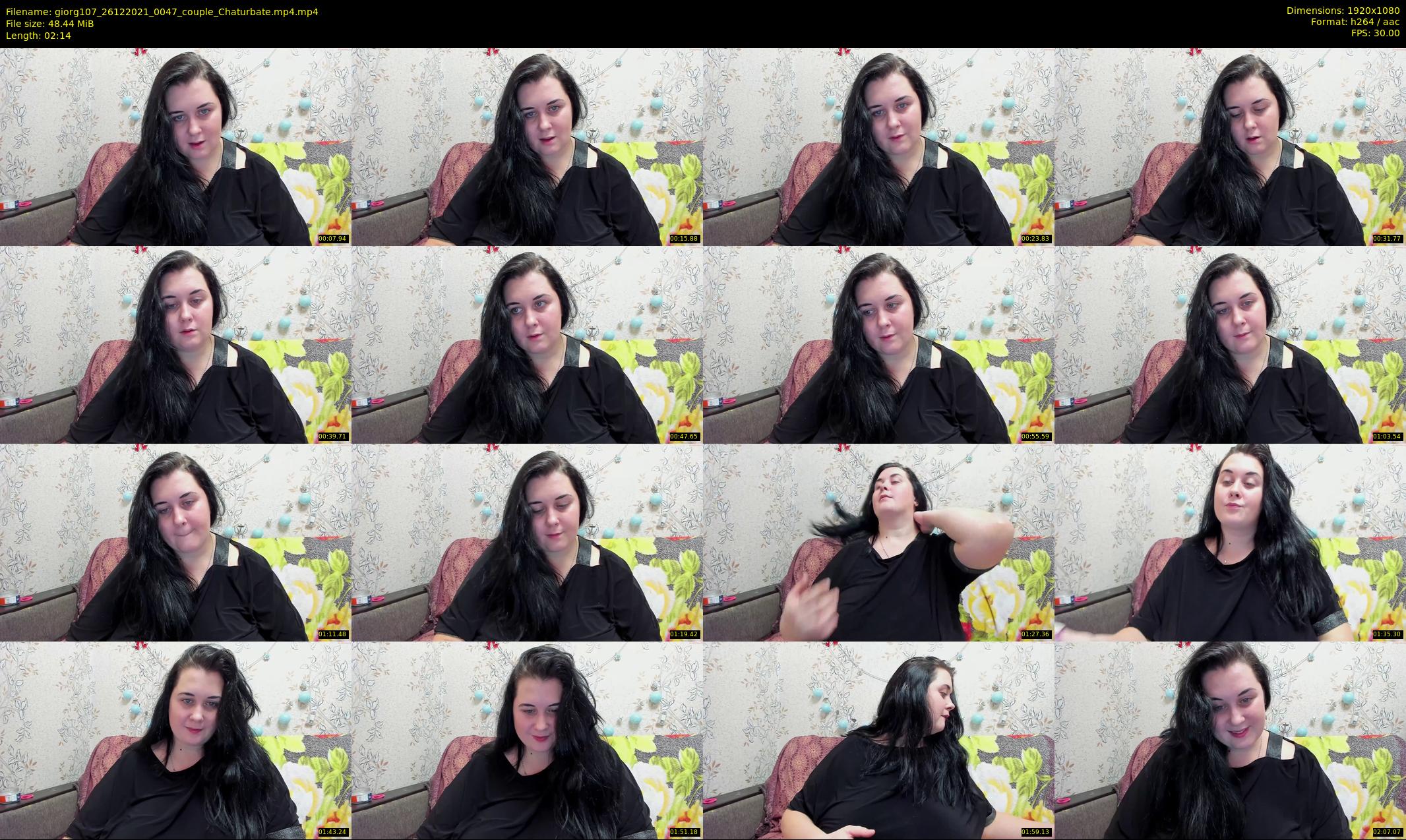 giorg107 — 3 minute Chaturbate couple cam show recording, 1080p, Dec 26, 2021