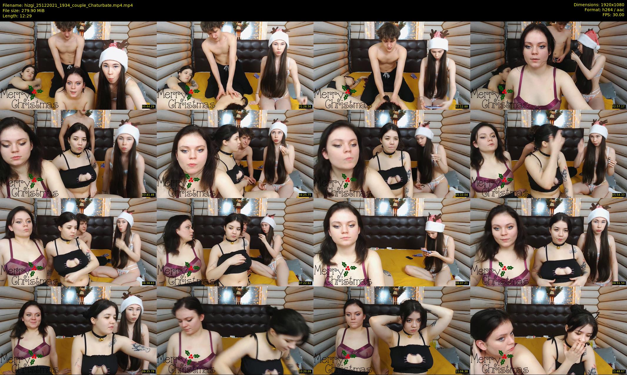 hizgi — 13 minute Chaturbate couple cam show recording, 1080p, Dec 25, 2021