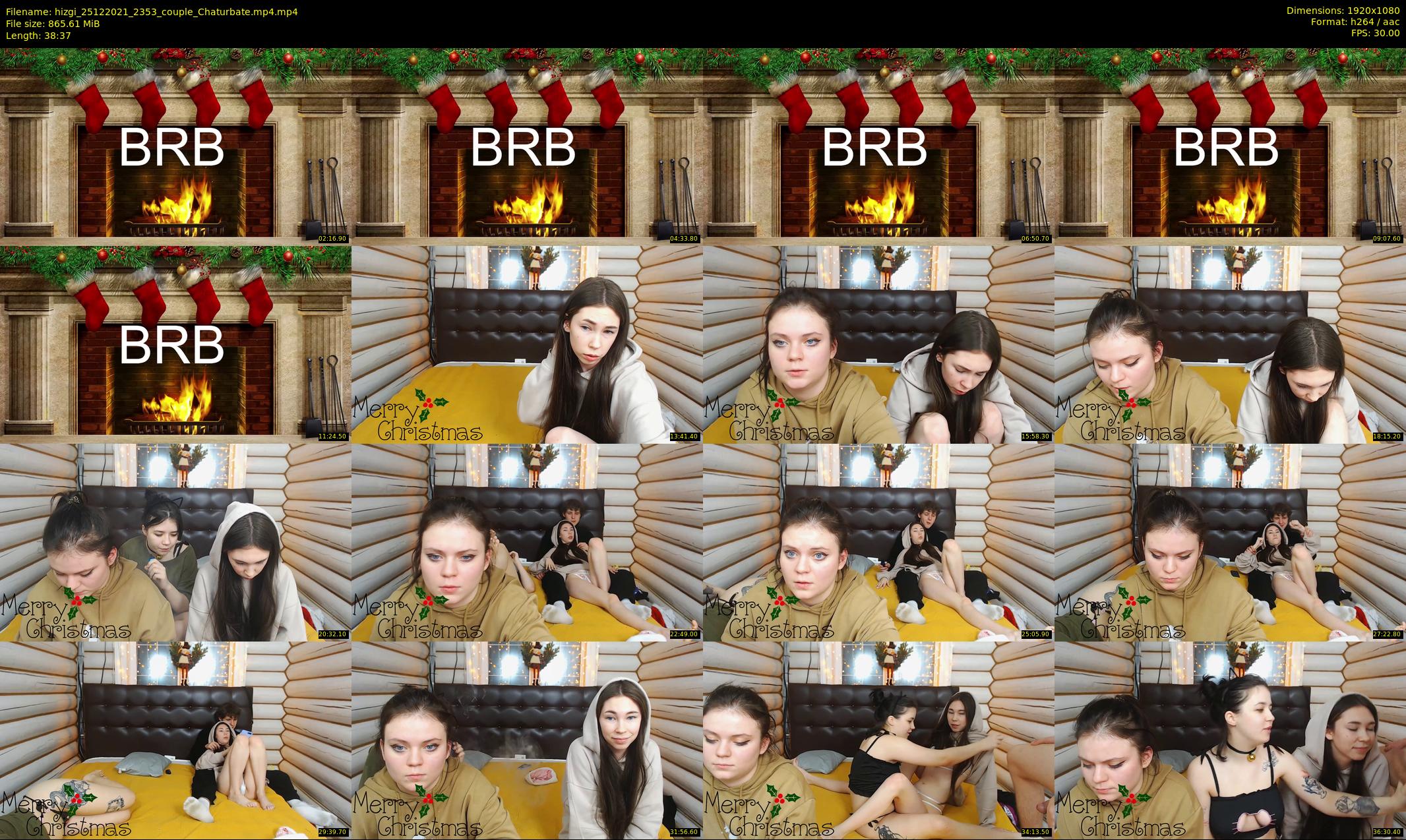 hizgi — 39 minute Chaturbate couple cam show recording, 1080p, Dec 25, 2021