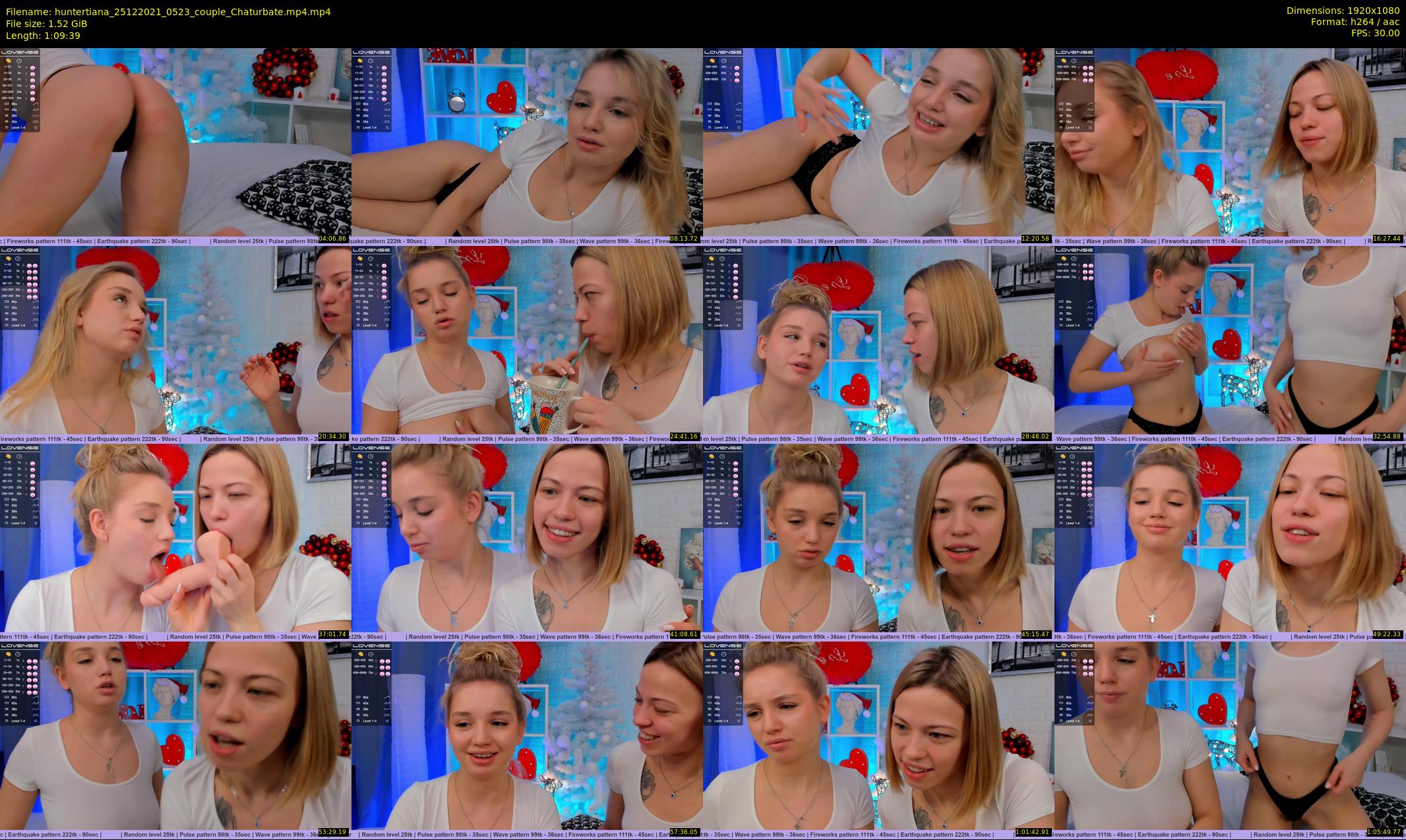 huntertiana — 70 minute Chaturbate female cam show recording, 1080p, Dec 25, 2021