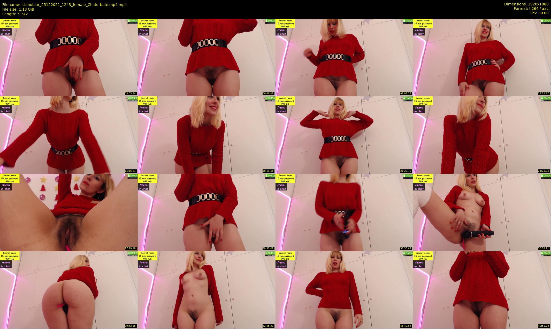 islanublar — 52 minute Chaturbate female cam show recording, 1080p, Dec 25, 2021