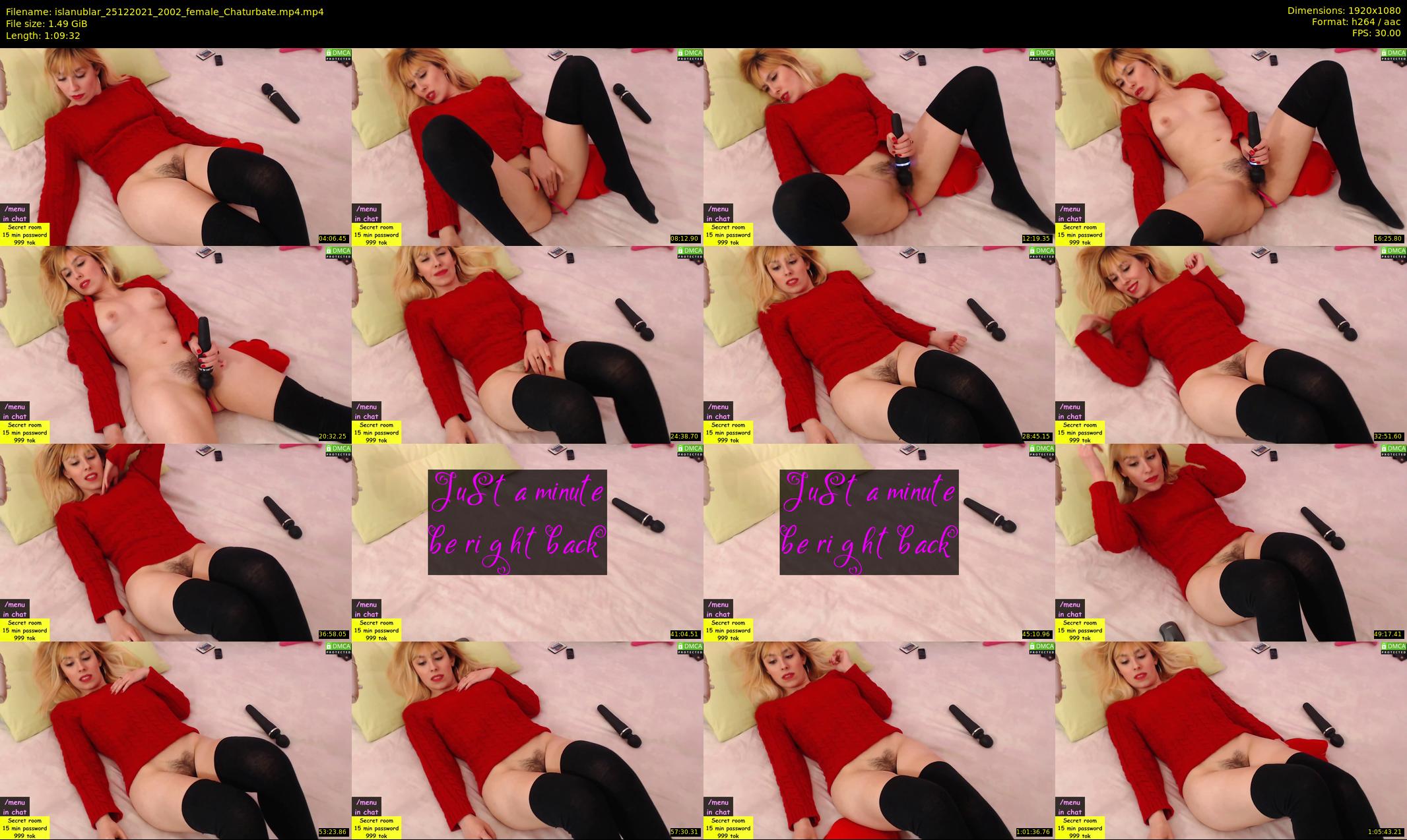 islanublar — 70 minute Chaturbate female cam show recording, 1080p, Dec 25, 2021