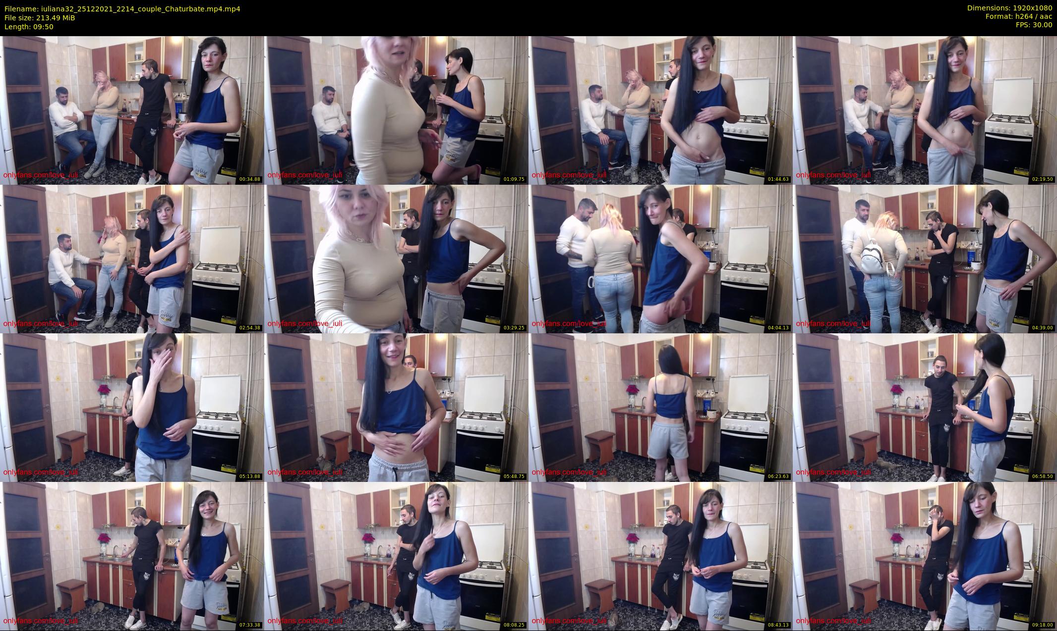 iuliana32 — 10 minute Chaturbate couple cam show recording, 1080p, Dec 25, 2021