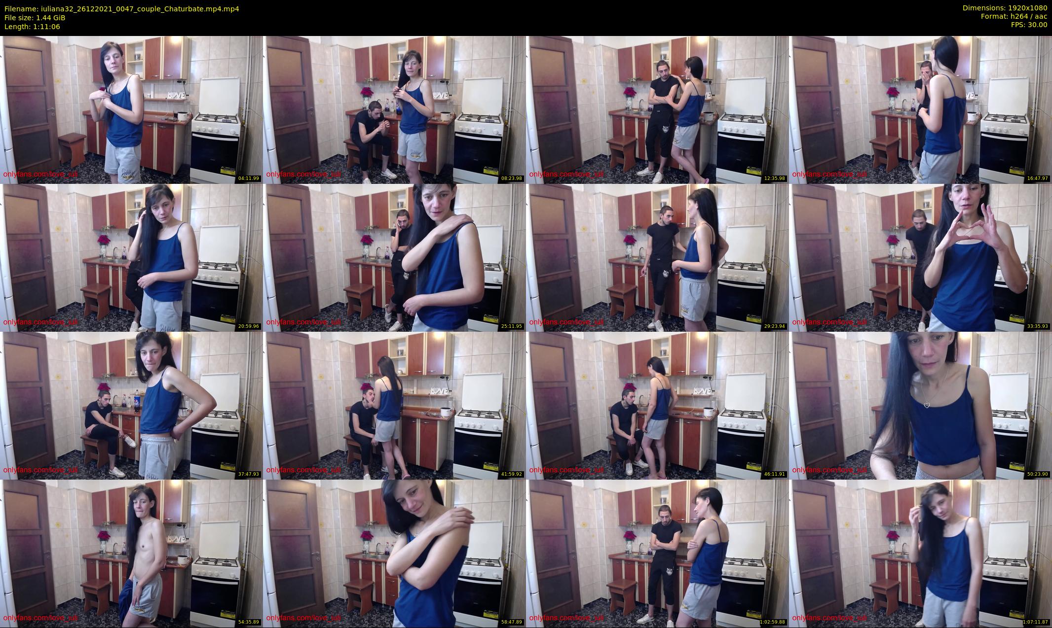 iuliana32 — 72 minute Chaturbate couple cam show recording, 1080p, Dec 26, 2021