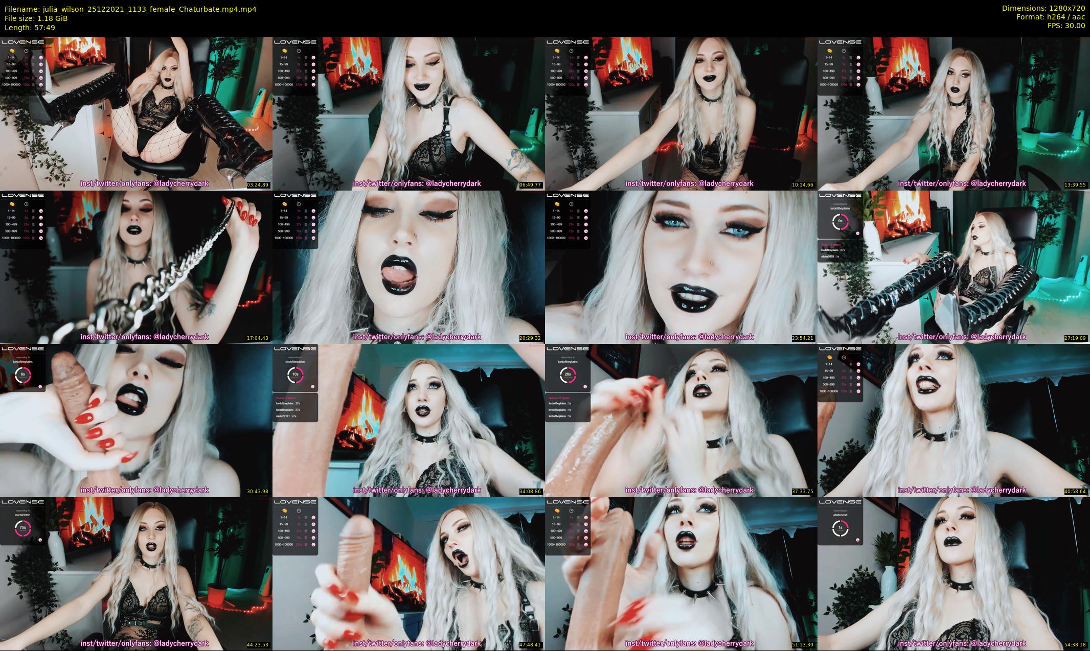 julia_wilson — 58 minute Chaturbate female cam show recording, 720p, Dec 25, 2021